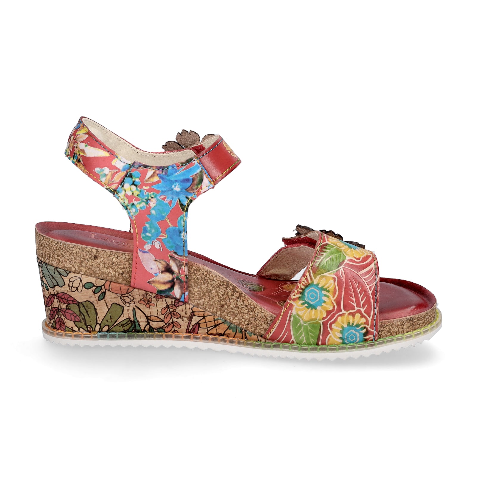 Laura Vita women's sandals red