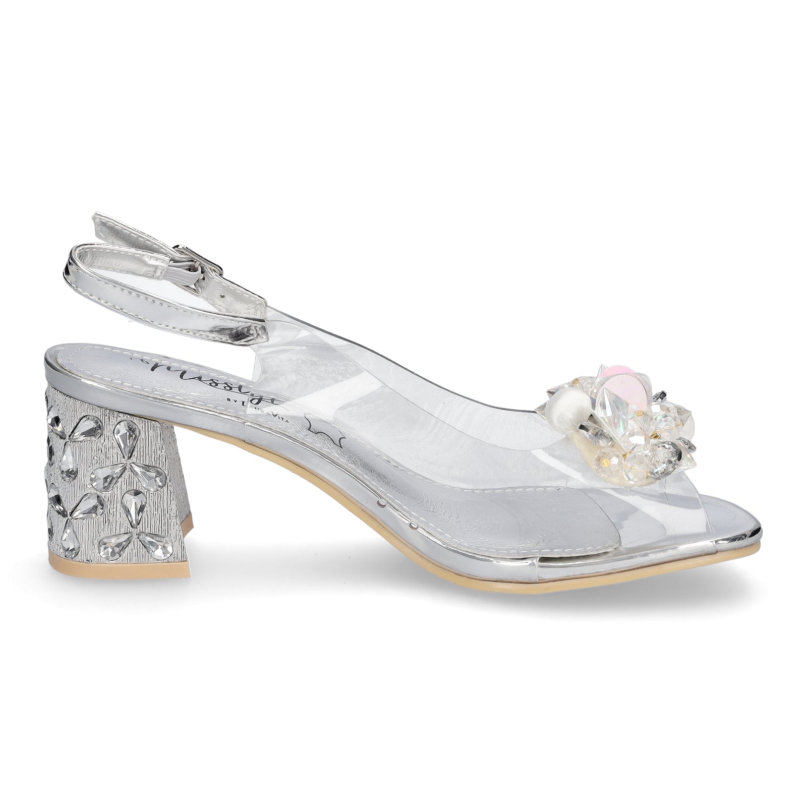 Laura Vita women's sandal silver