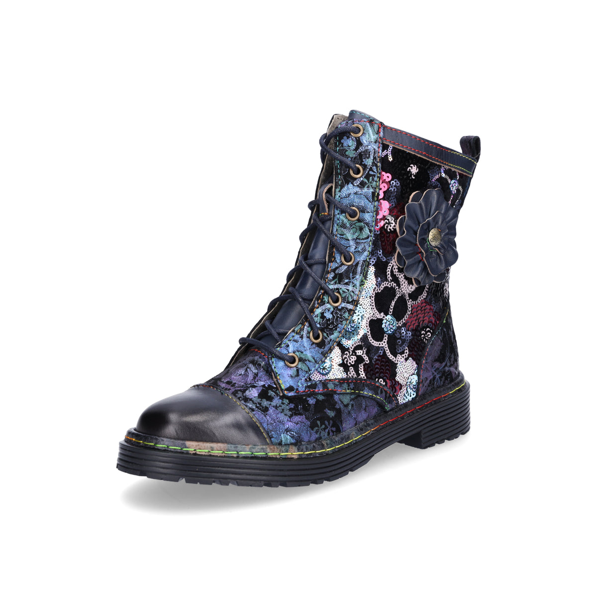 Laura Vita Damen Schnürboot blau