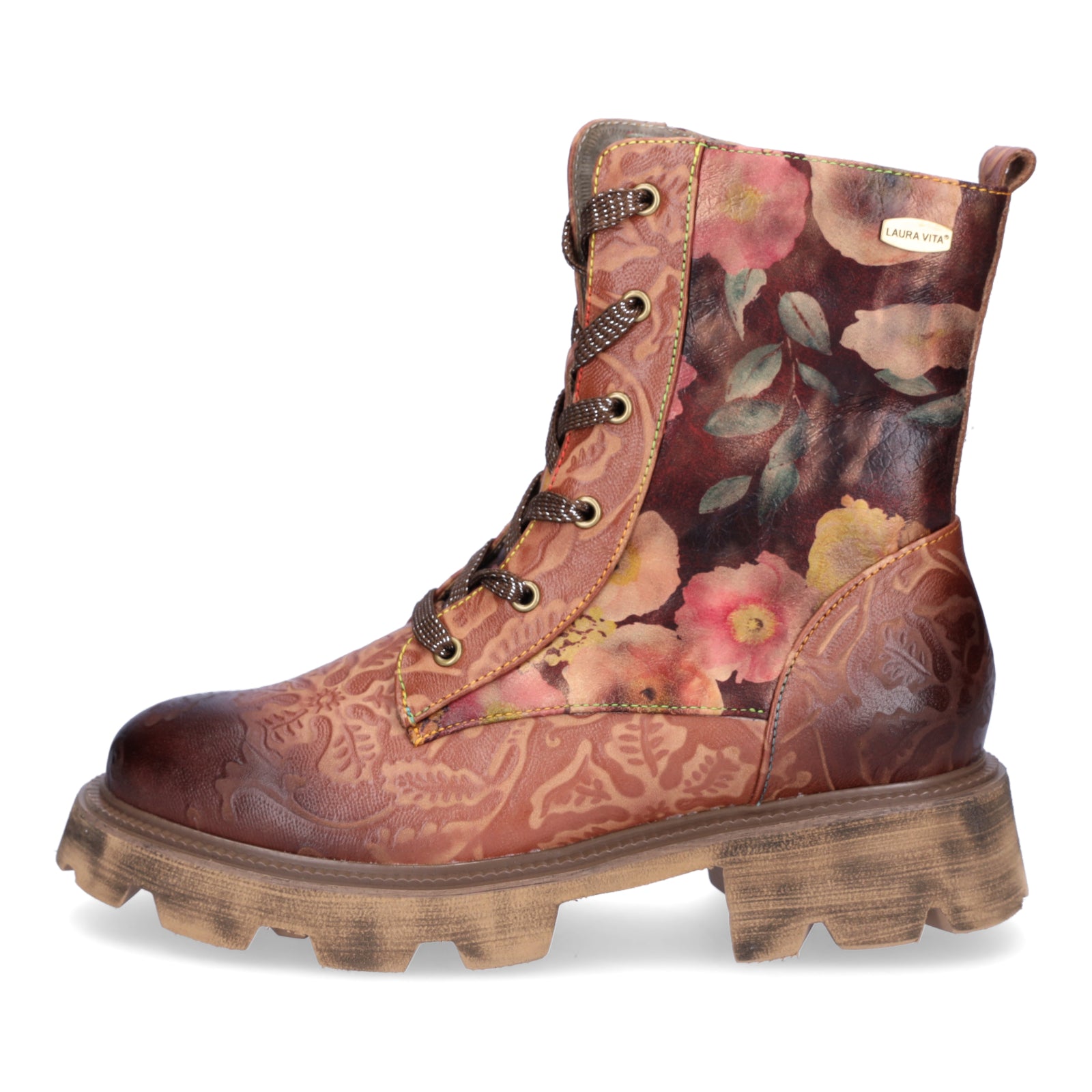 Laura Vita Damen Schnürboot Kouleo 14 braun