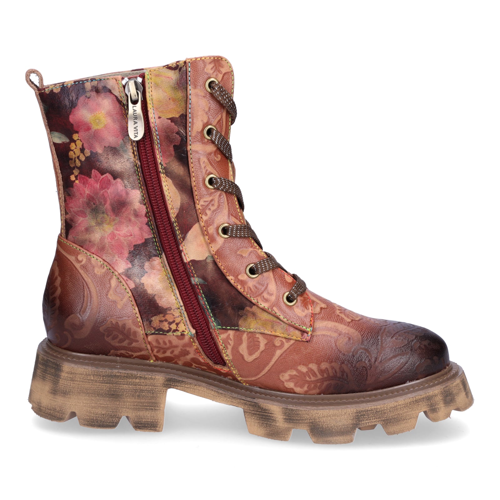 Laura Vita Damen Schnürboot Kouleo 14 braun