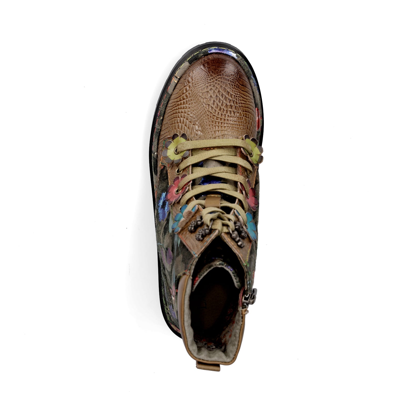 Laura Vita Damen Schnürboot Incaso 39 khaki