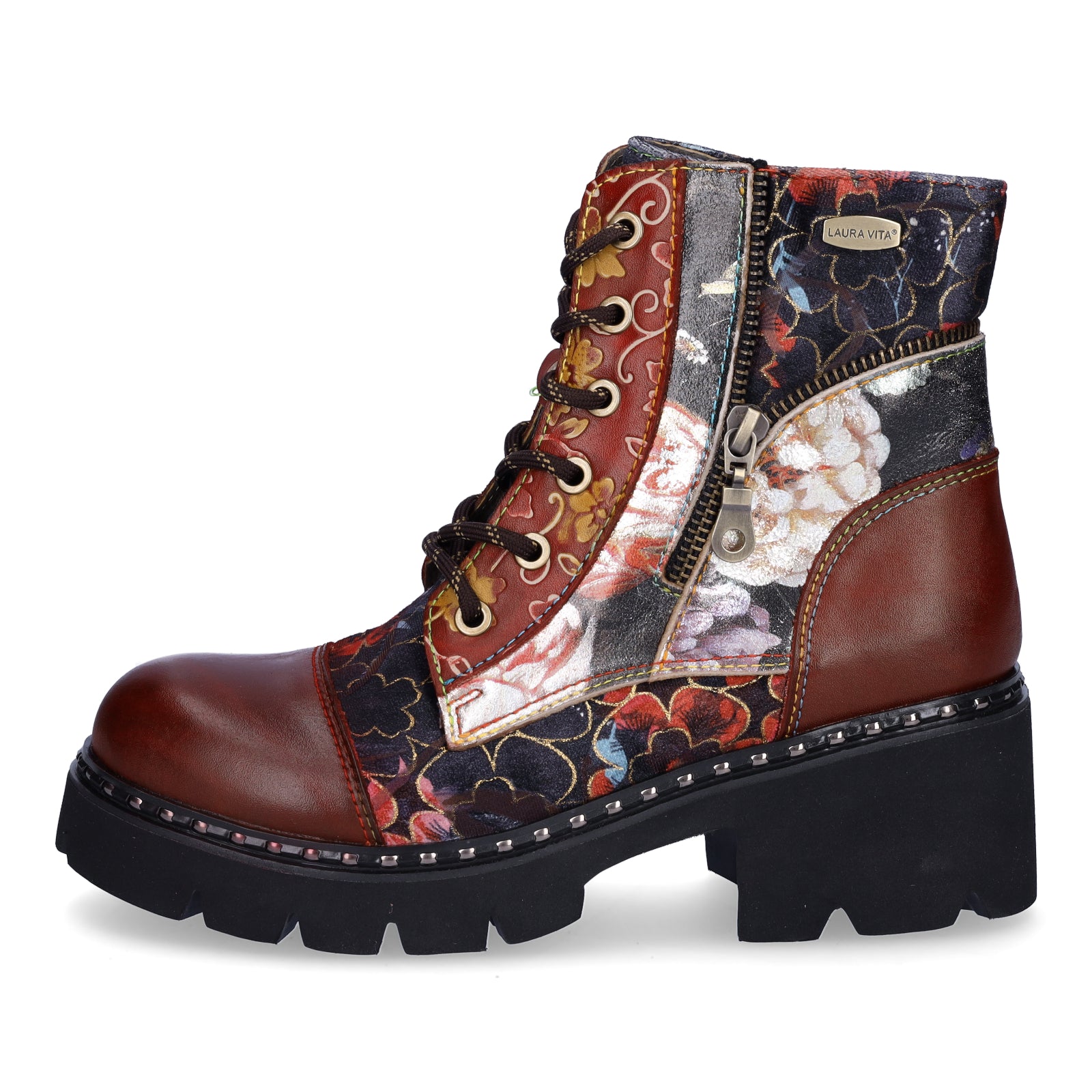 Laura Vita Damen Schnürboot rot