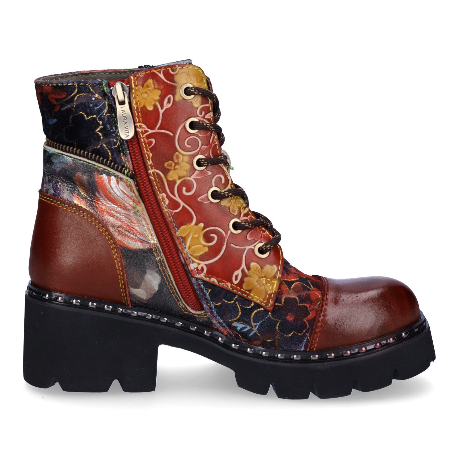 Laura Vita Damen Schnürboot rot