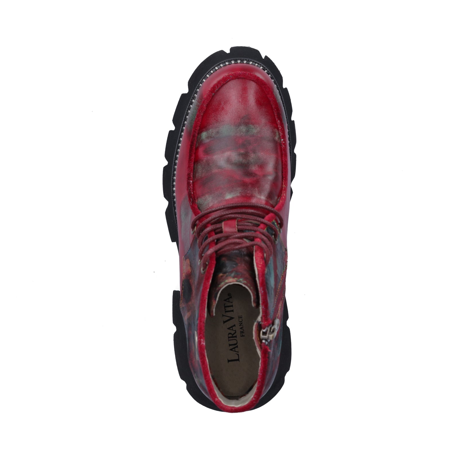 Laura Vita Damen Schnürboot Omio 65 rot