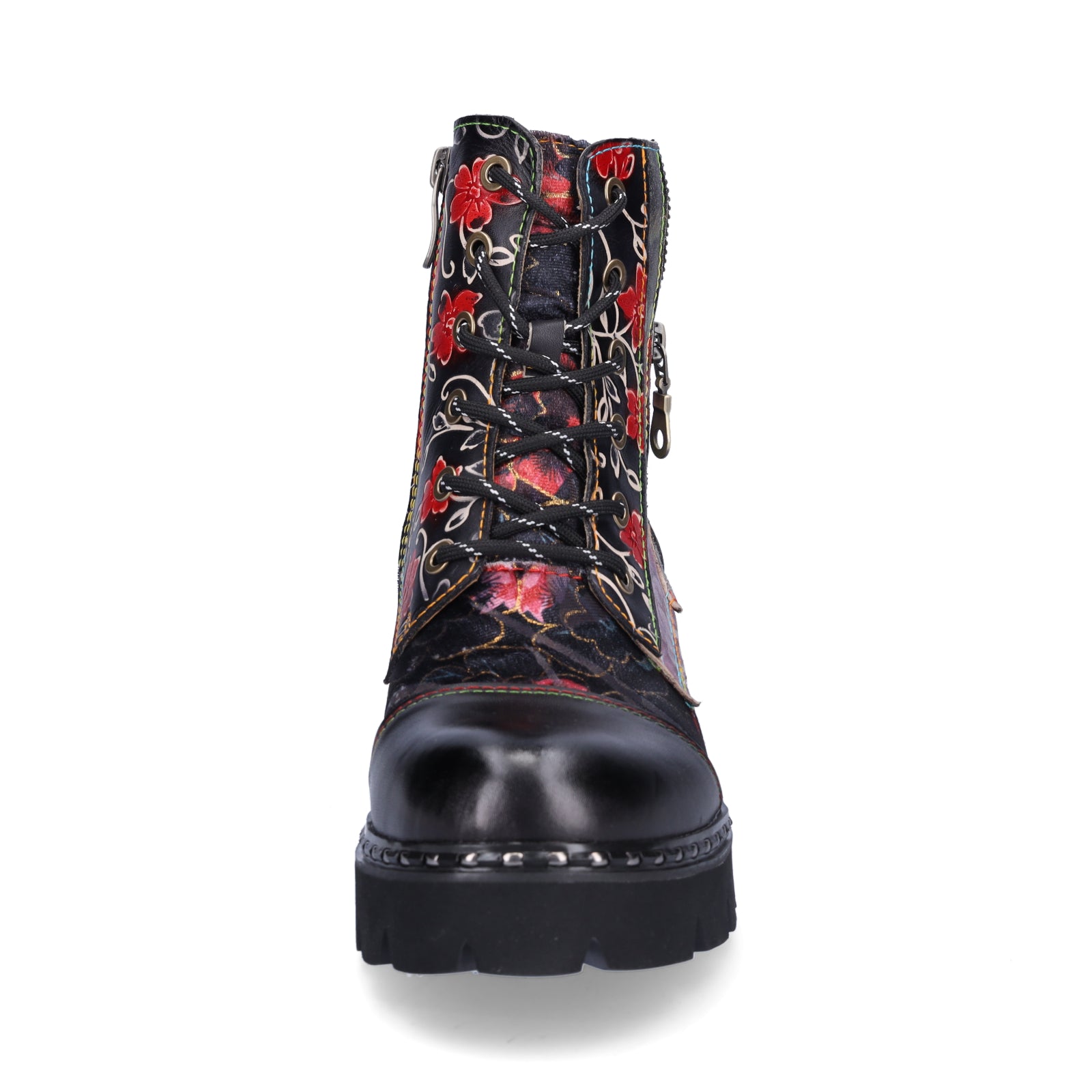 Laura Vita women's lace-up boot black