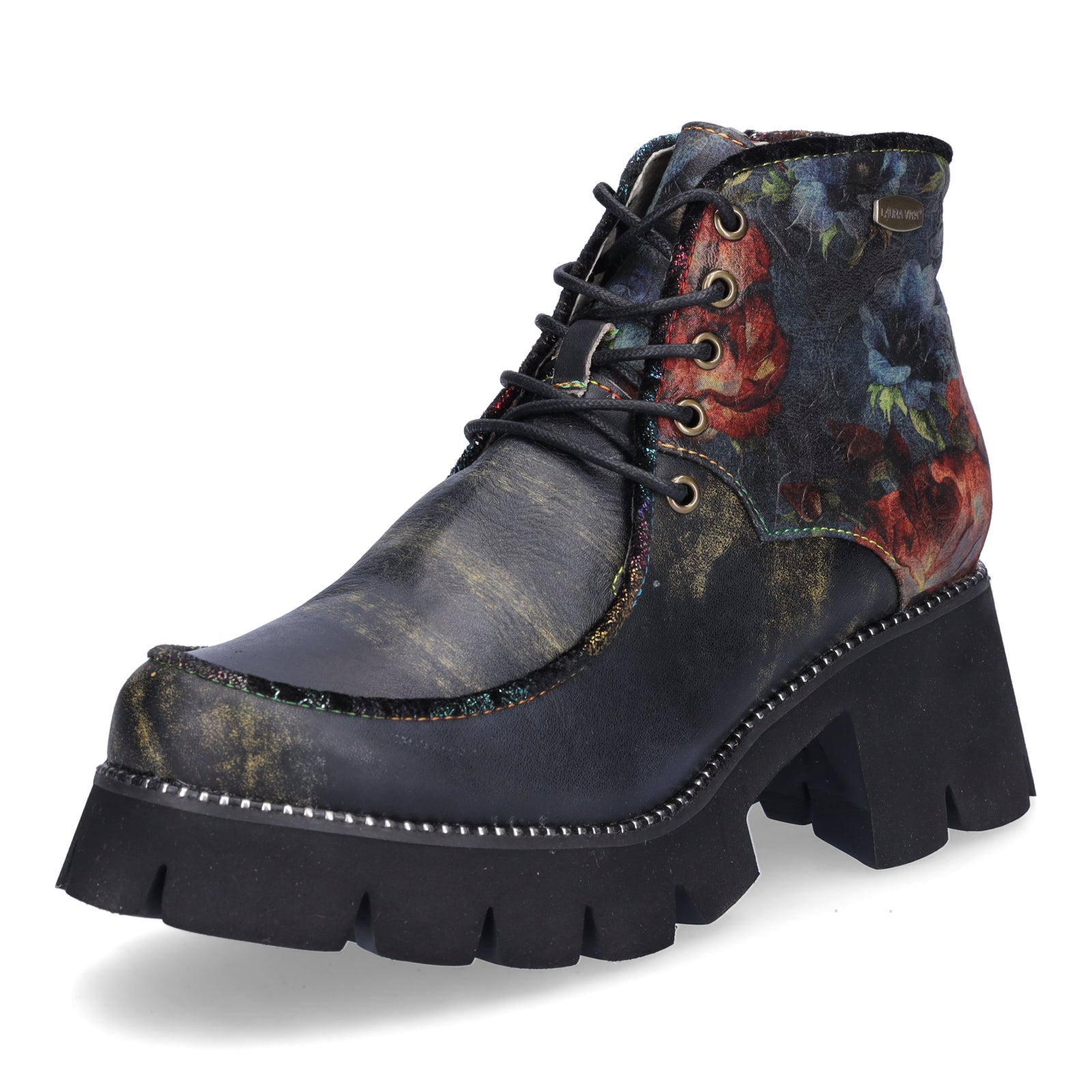 Laura Vita Damen Schnürboot Omio 65 schwarz