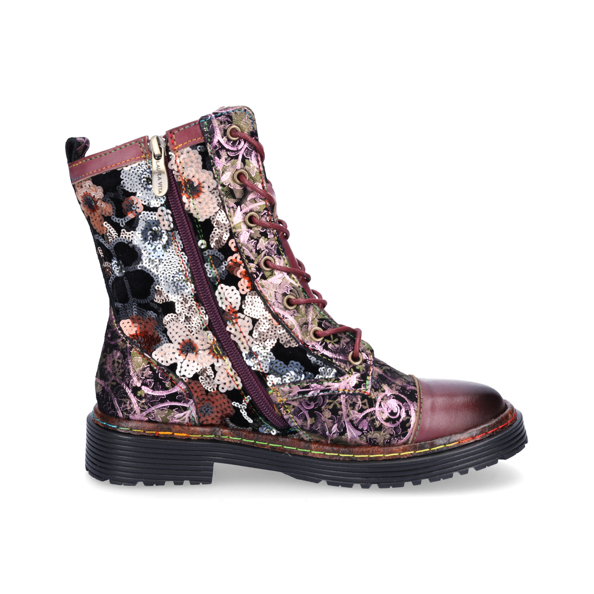 Laura Vita Damen Schnürboot violett