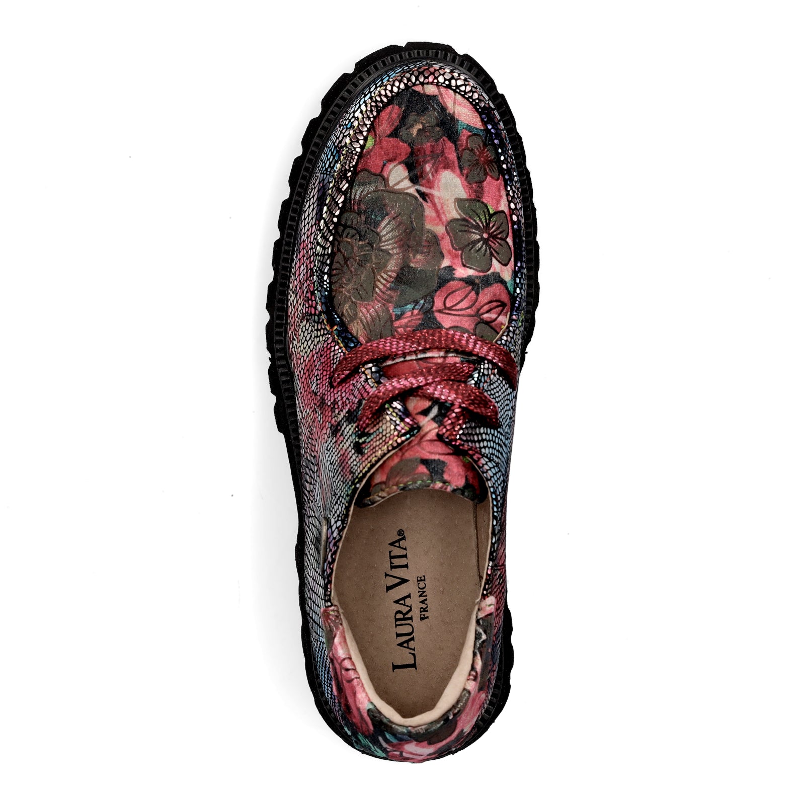 Laura Vita Damen Schnürschuhe Ifcigo 62 metallic multi