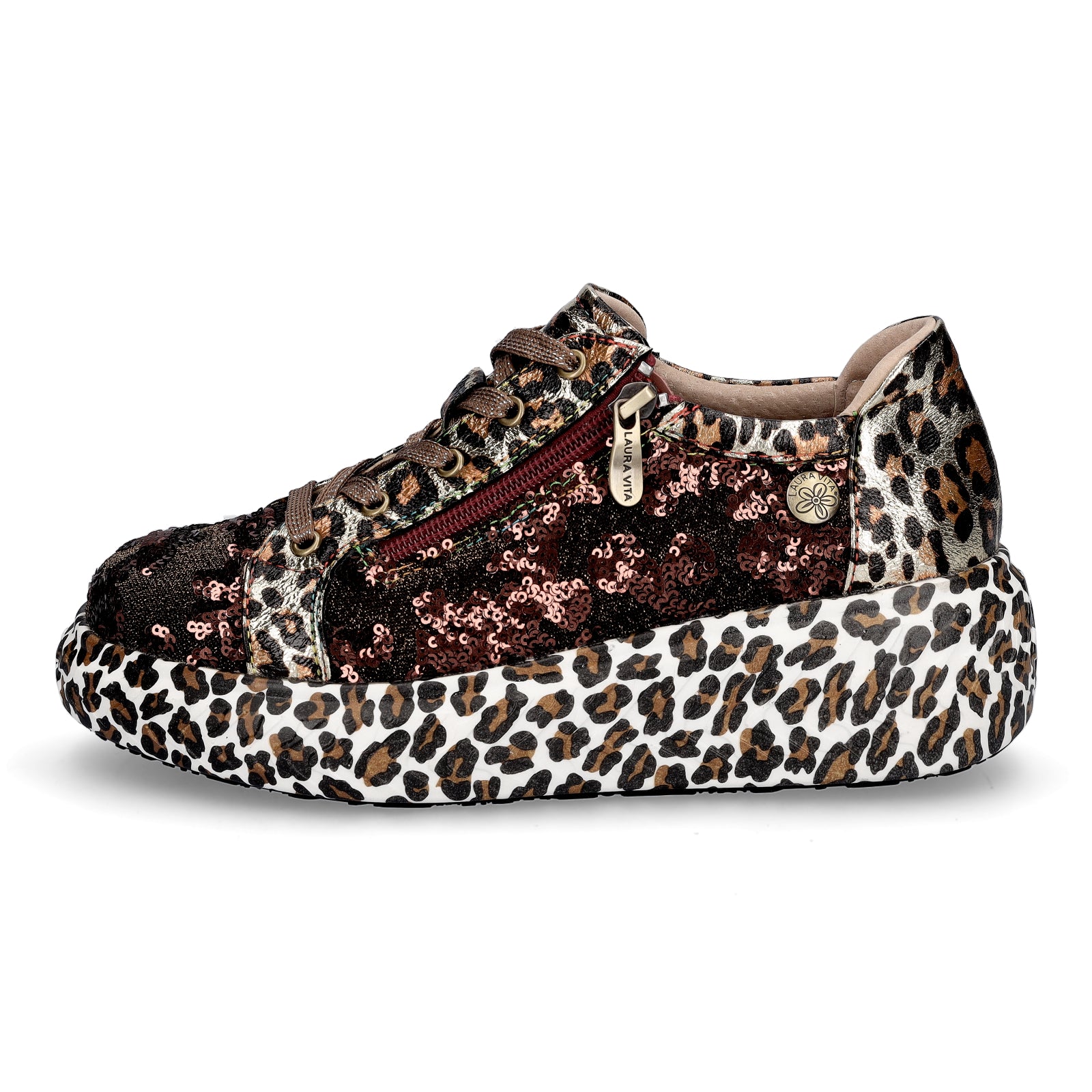 Laura Vita Damen Sneaker bronze