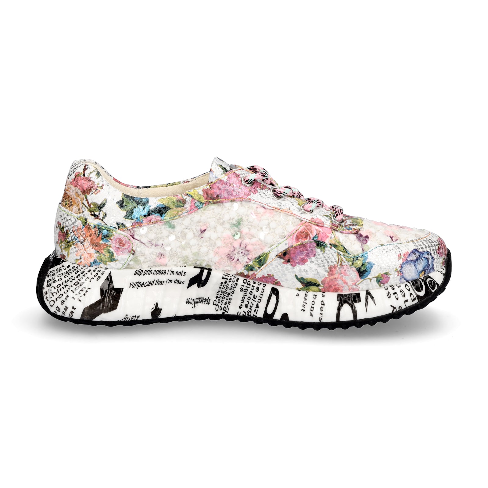 Laura Vita Damen Sneaker weiß multi