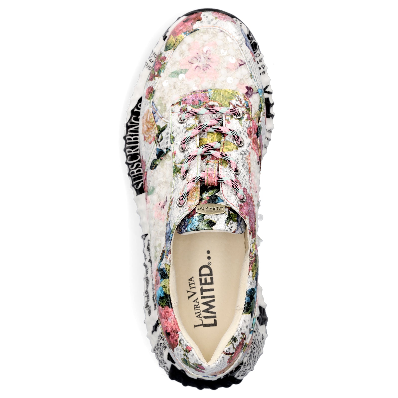 Laura Vita Damen Sneaker weiß multi