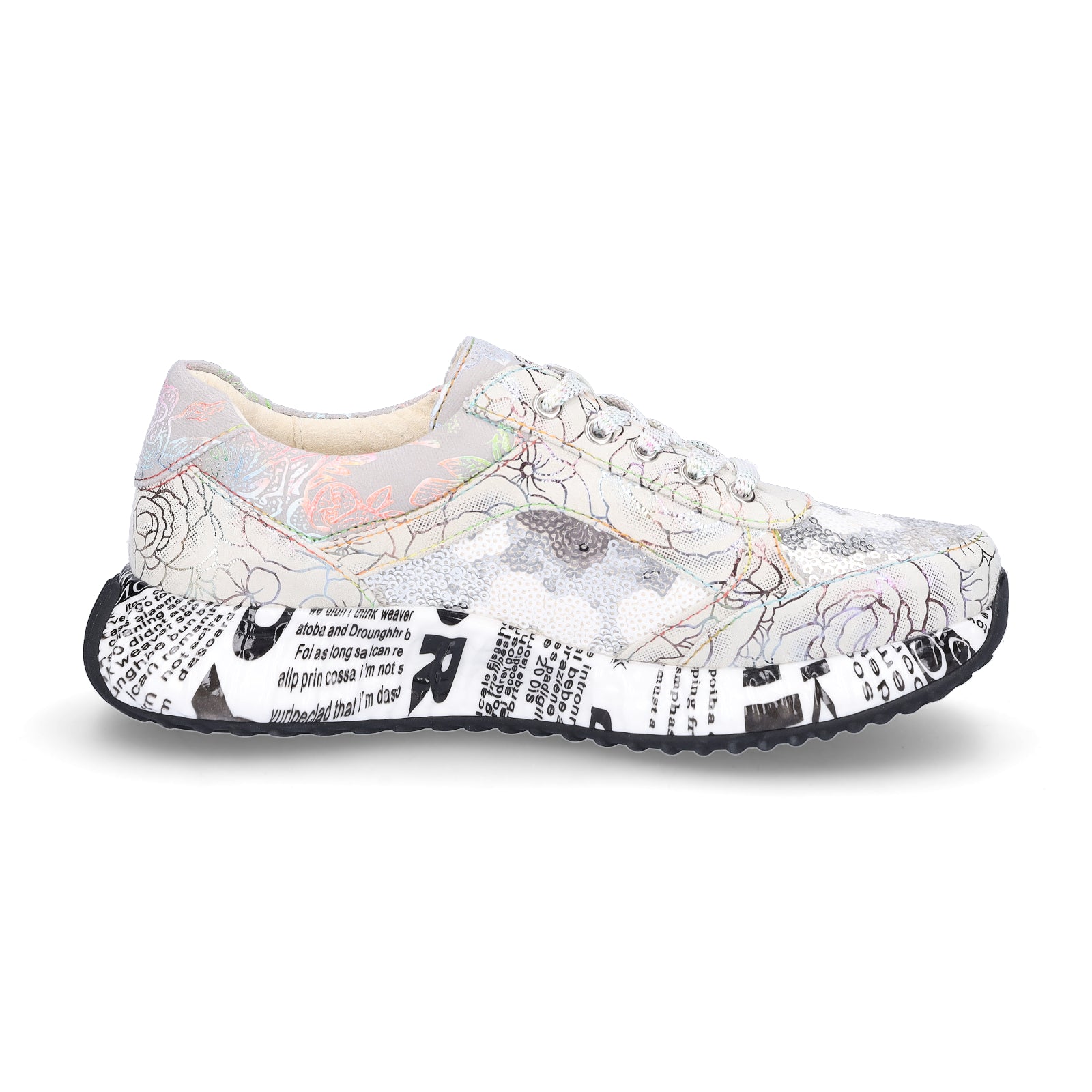 Laura Vita Damen Sneaker perlmutt