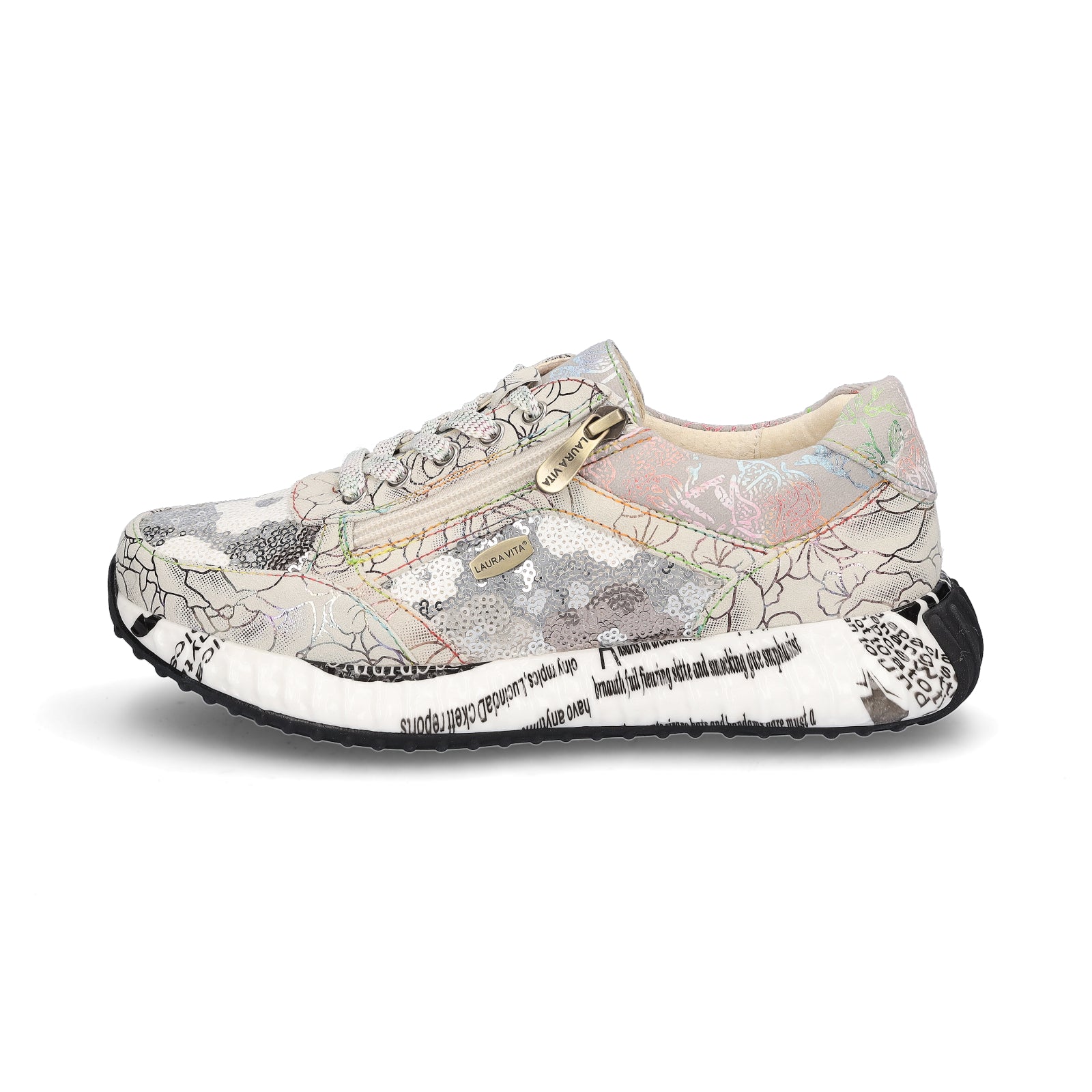 Laura Vita Damen Sneaker perlmutt