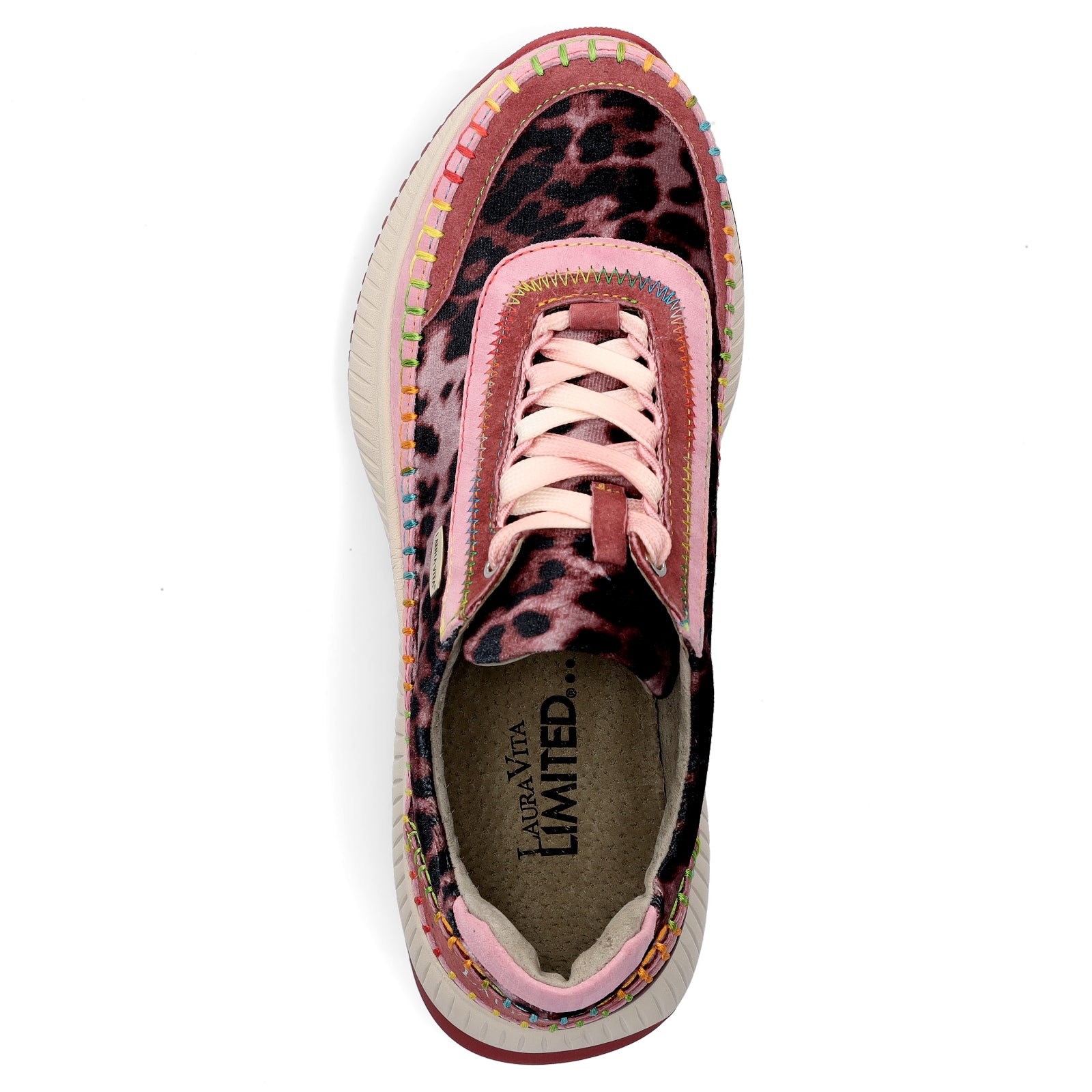 Laura Vita Damen Sneaker rosa Leo