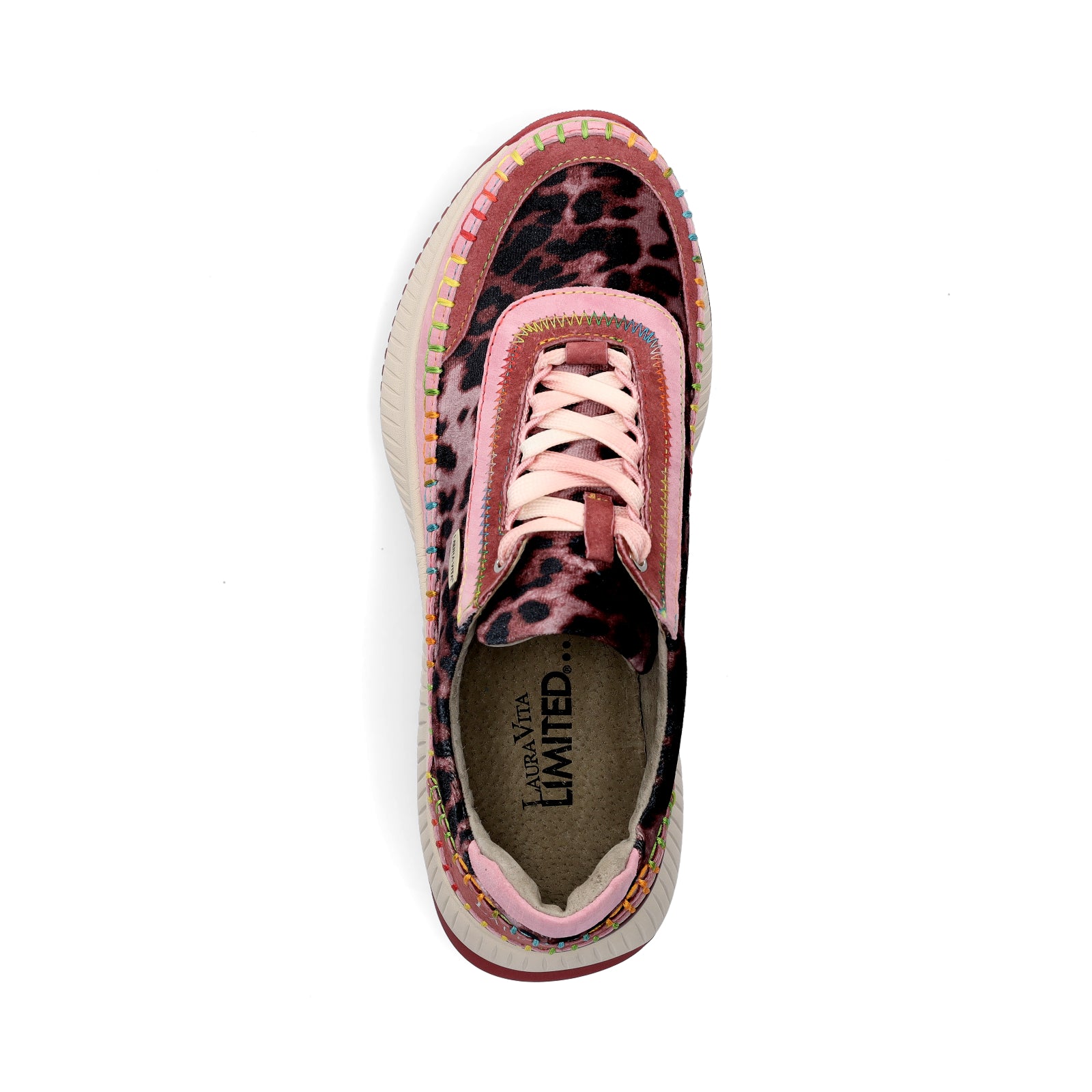 Laura Vita Damen Sneaker rosa Leo