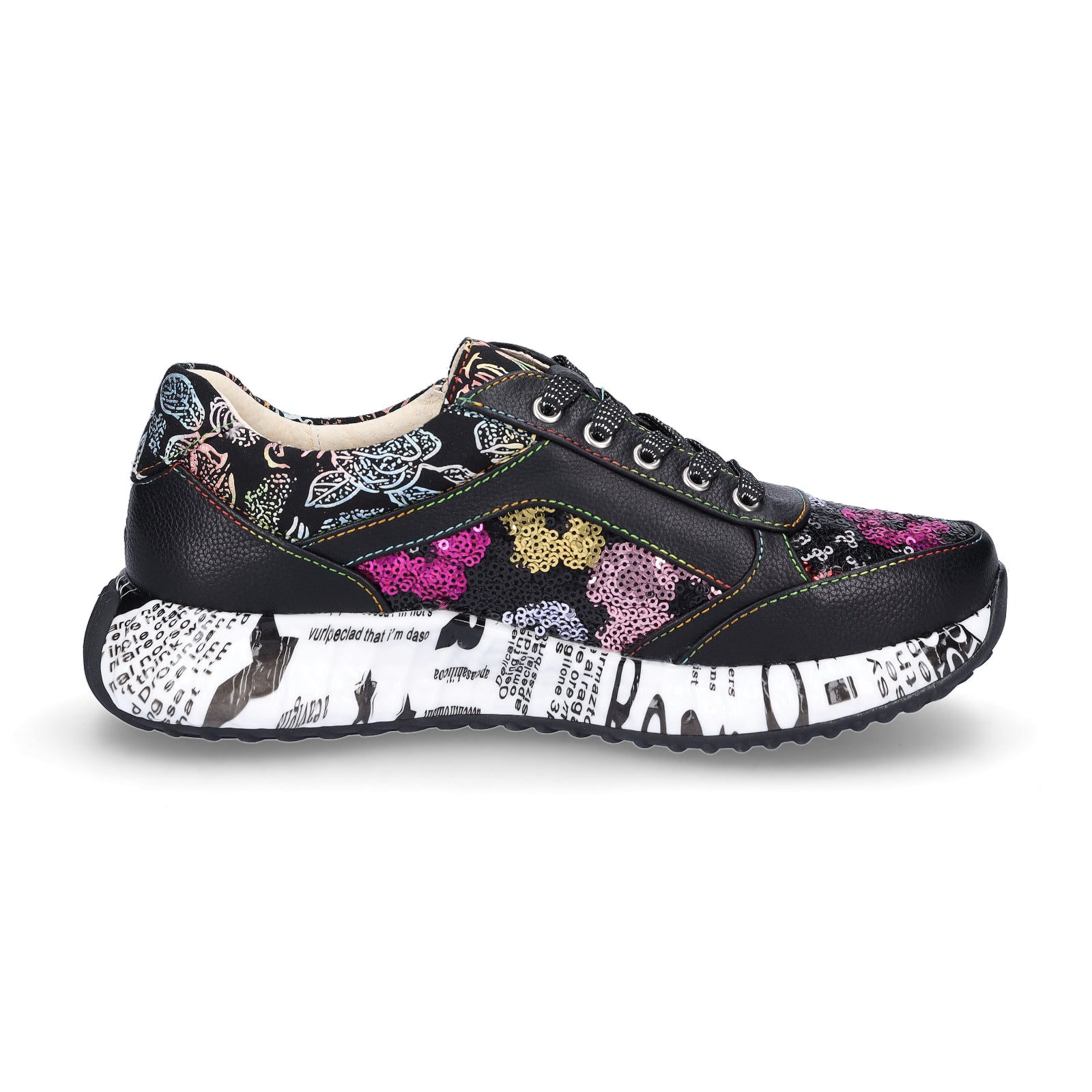 Laura Vita Damen Sneaker schwarz
