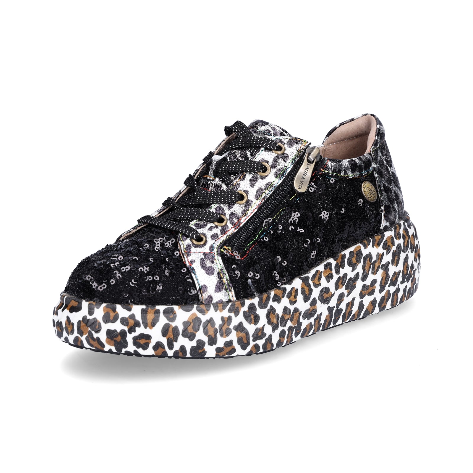 Laura Vita women's sneakers black