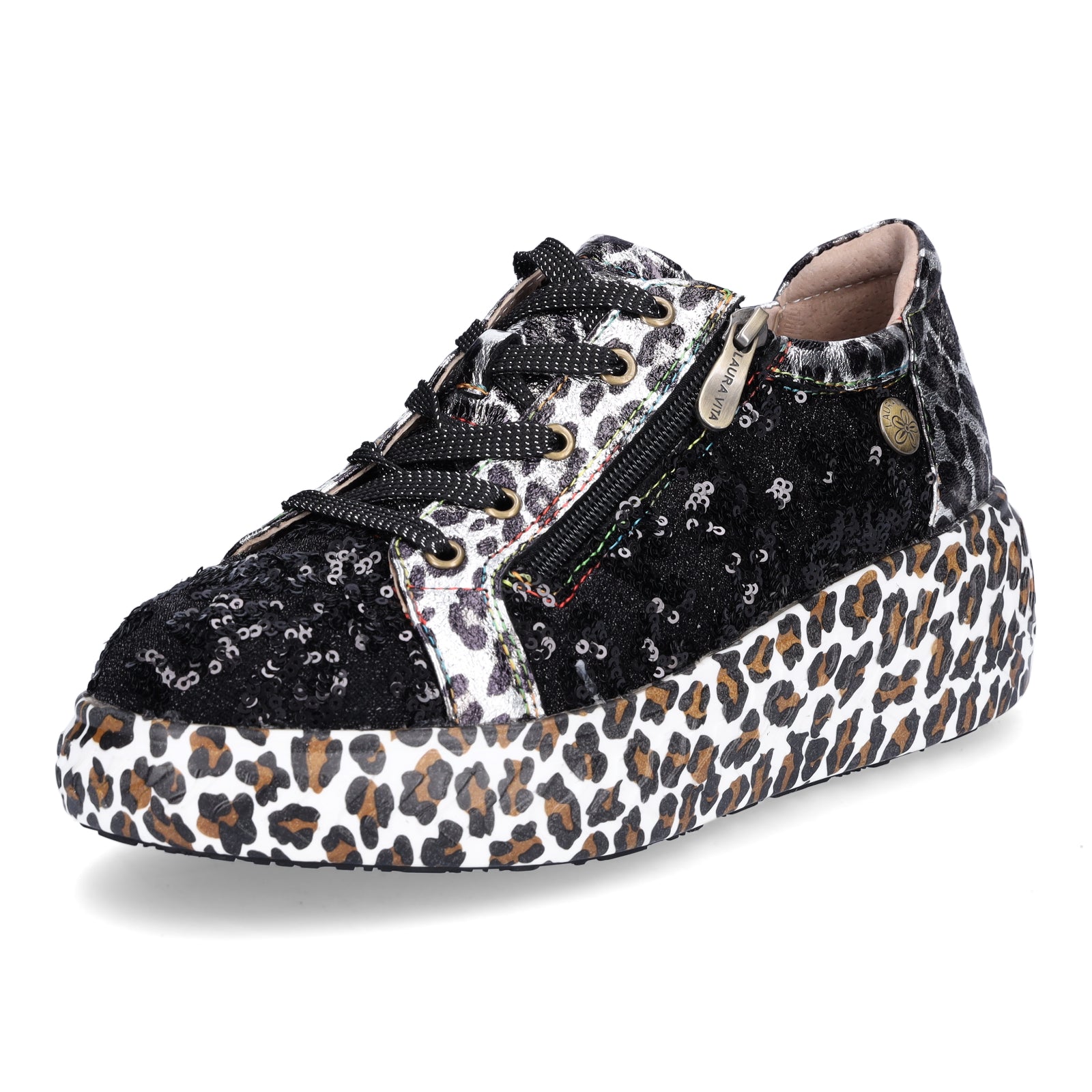 Laura Vita Damen Sneaker schwarz