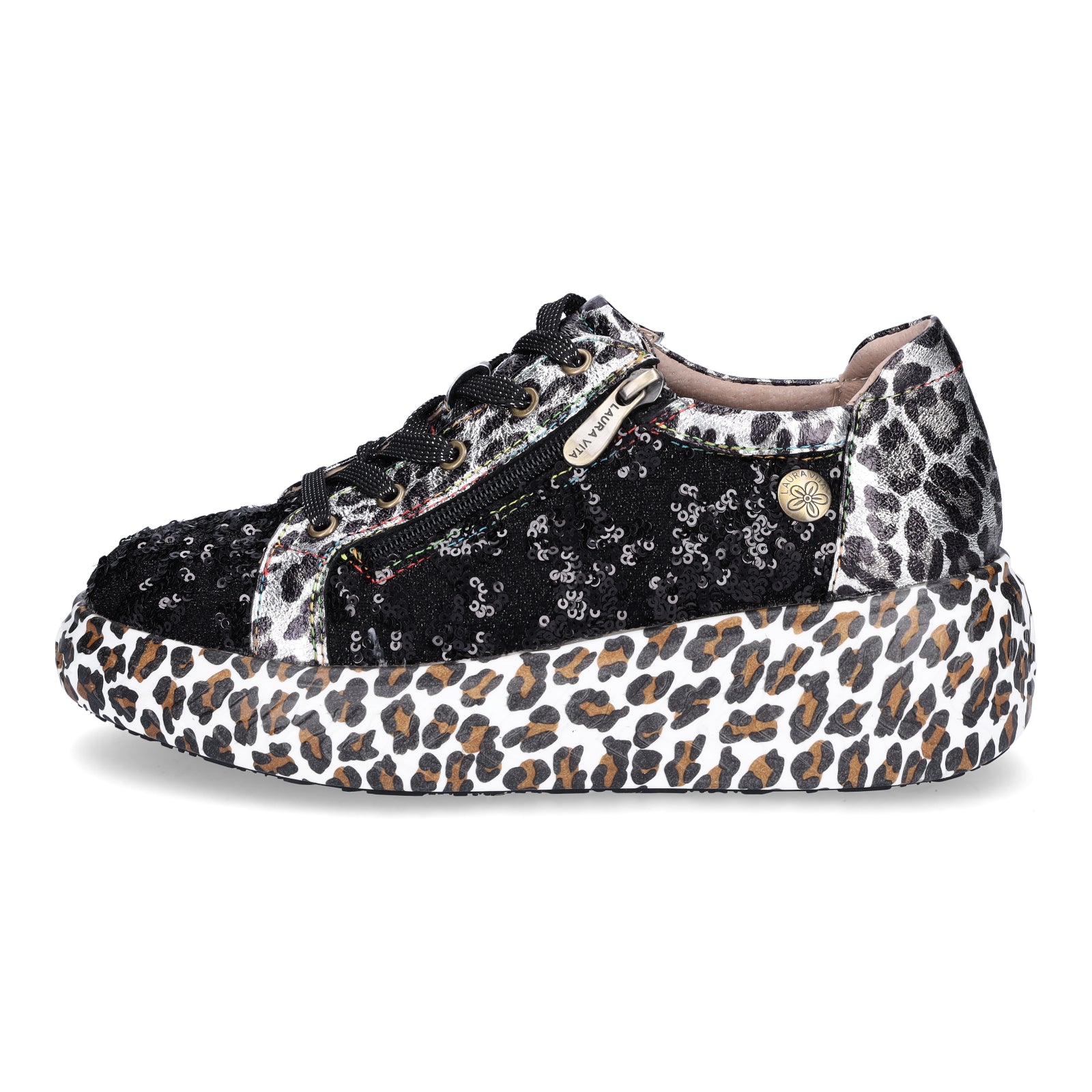 Laura Vita Damen Sneaker schwarz