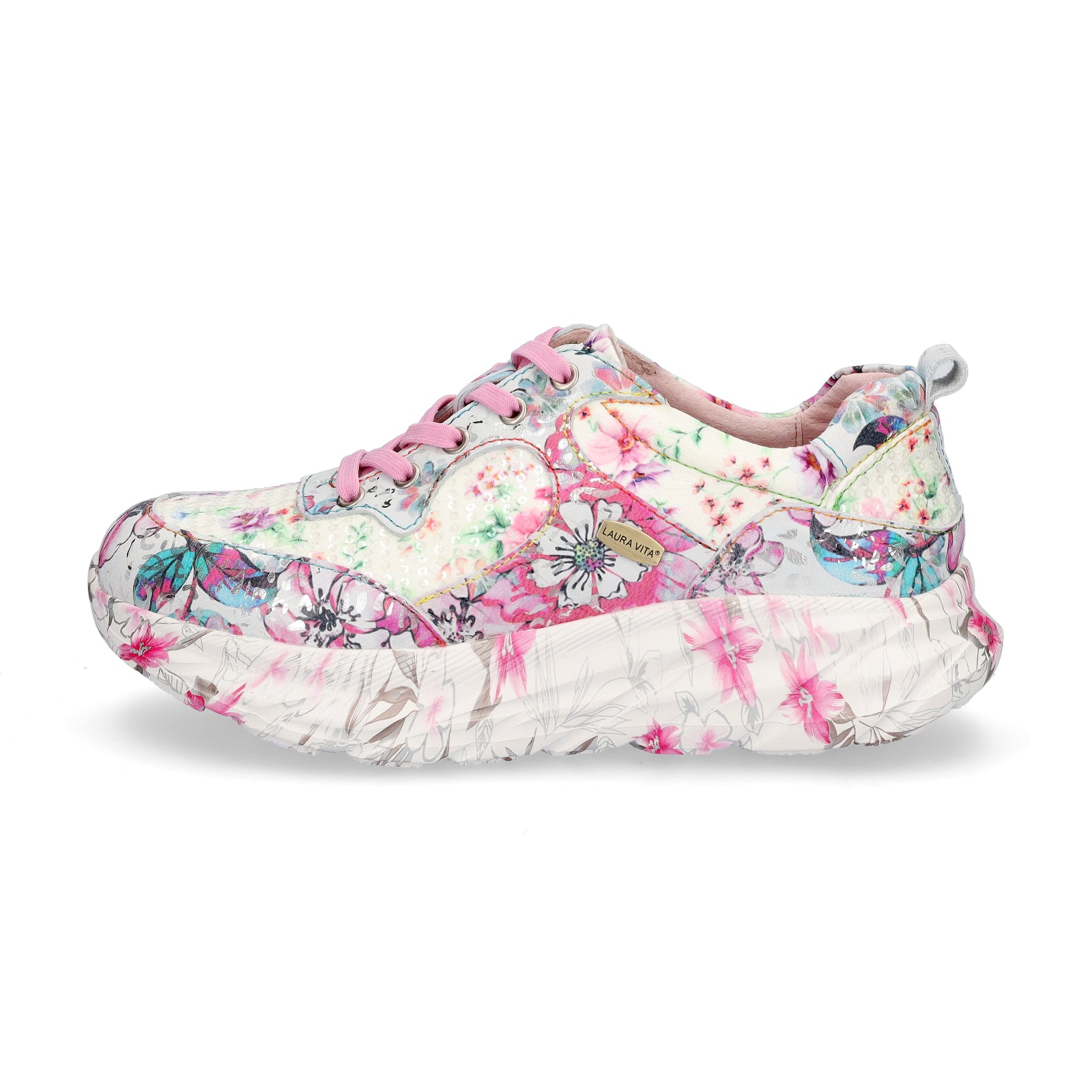Laura Vita Damen Sneaker rosa multi