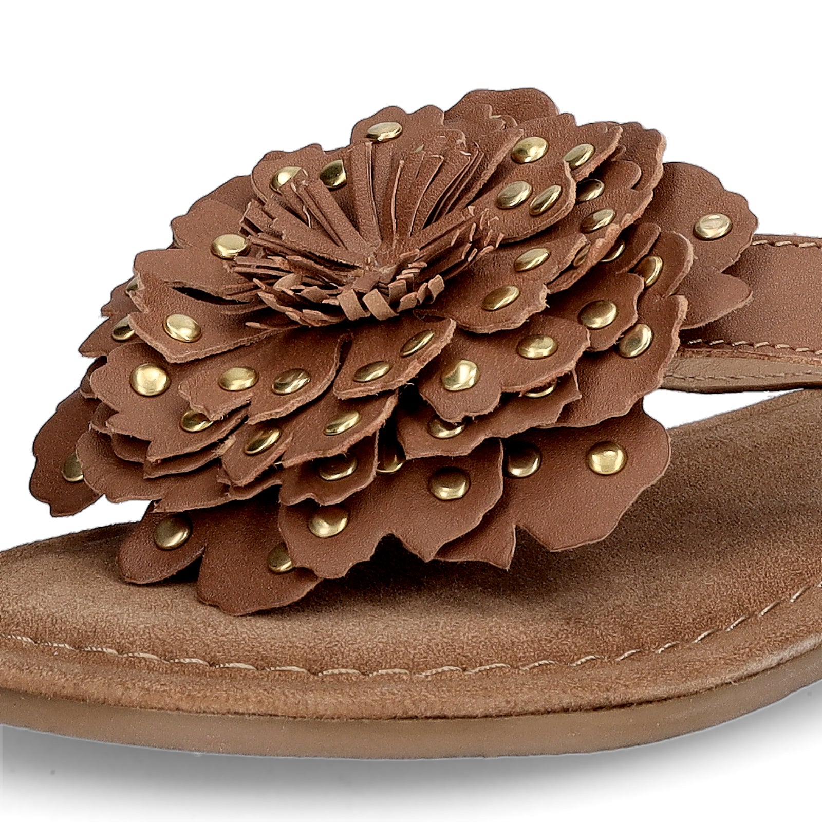 Lazamani Damen Pantolette Kira braun