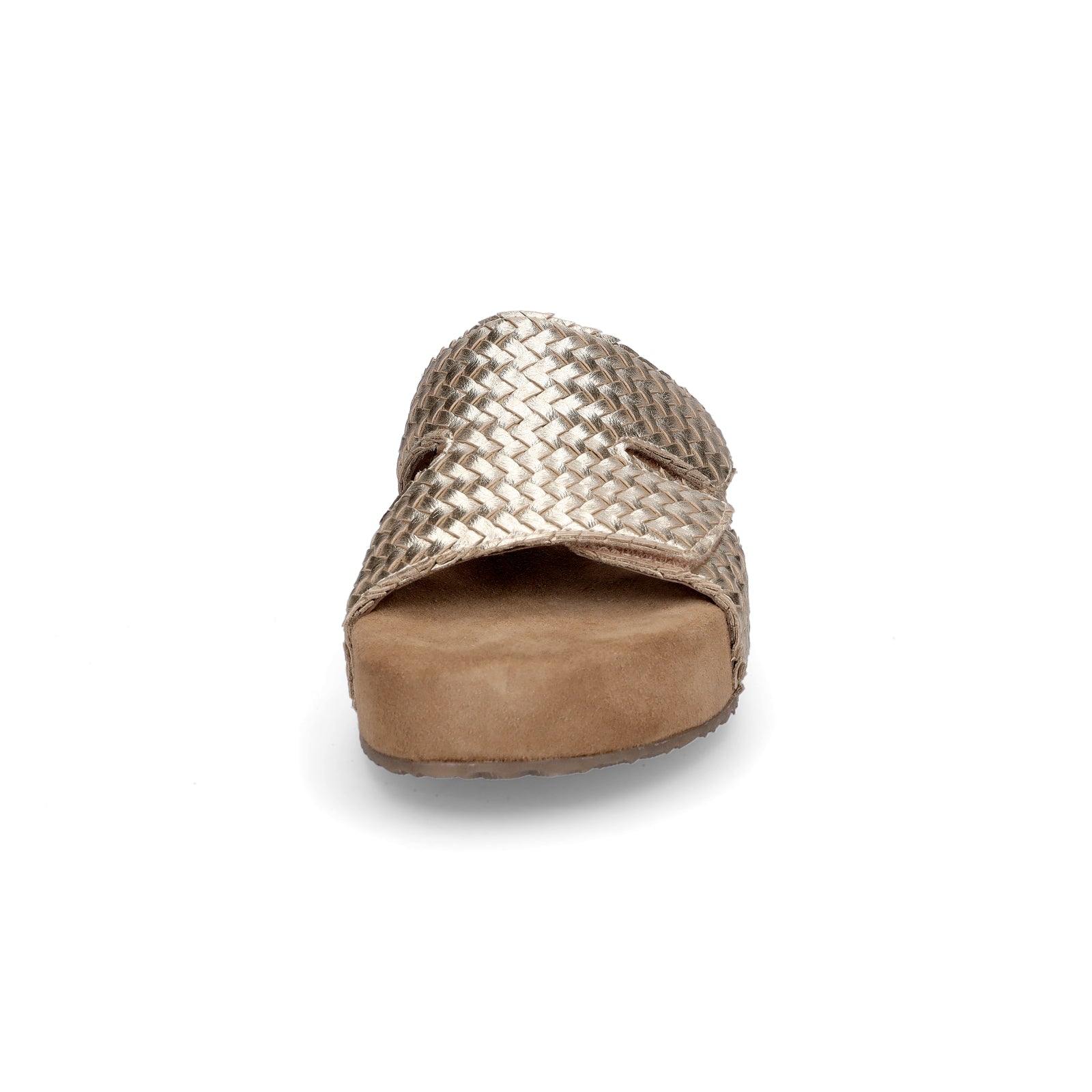 Lazamani Damen Pantolette Mille gold