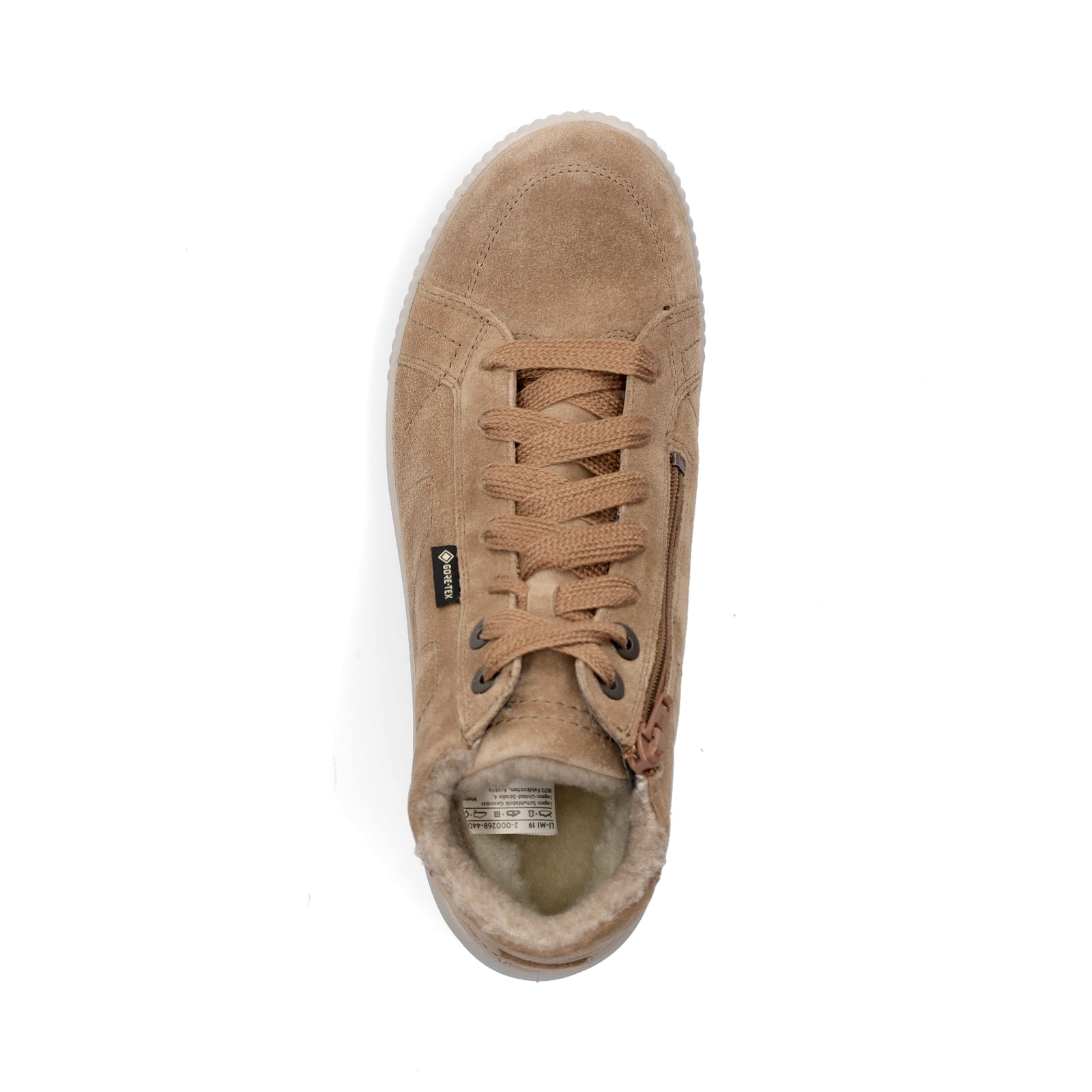 Legero women's high-top sneaker Tanaro 5.0 beige