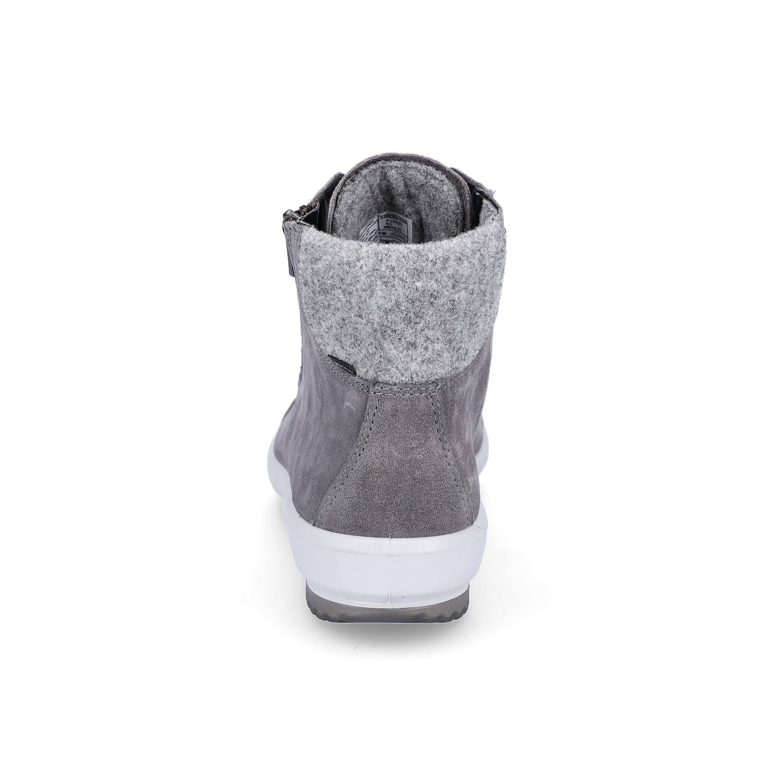 Legero women's leather high-top sneaker Tanaro 5.0 gray