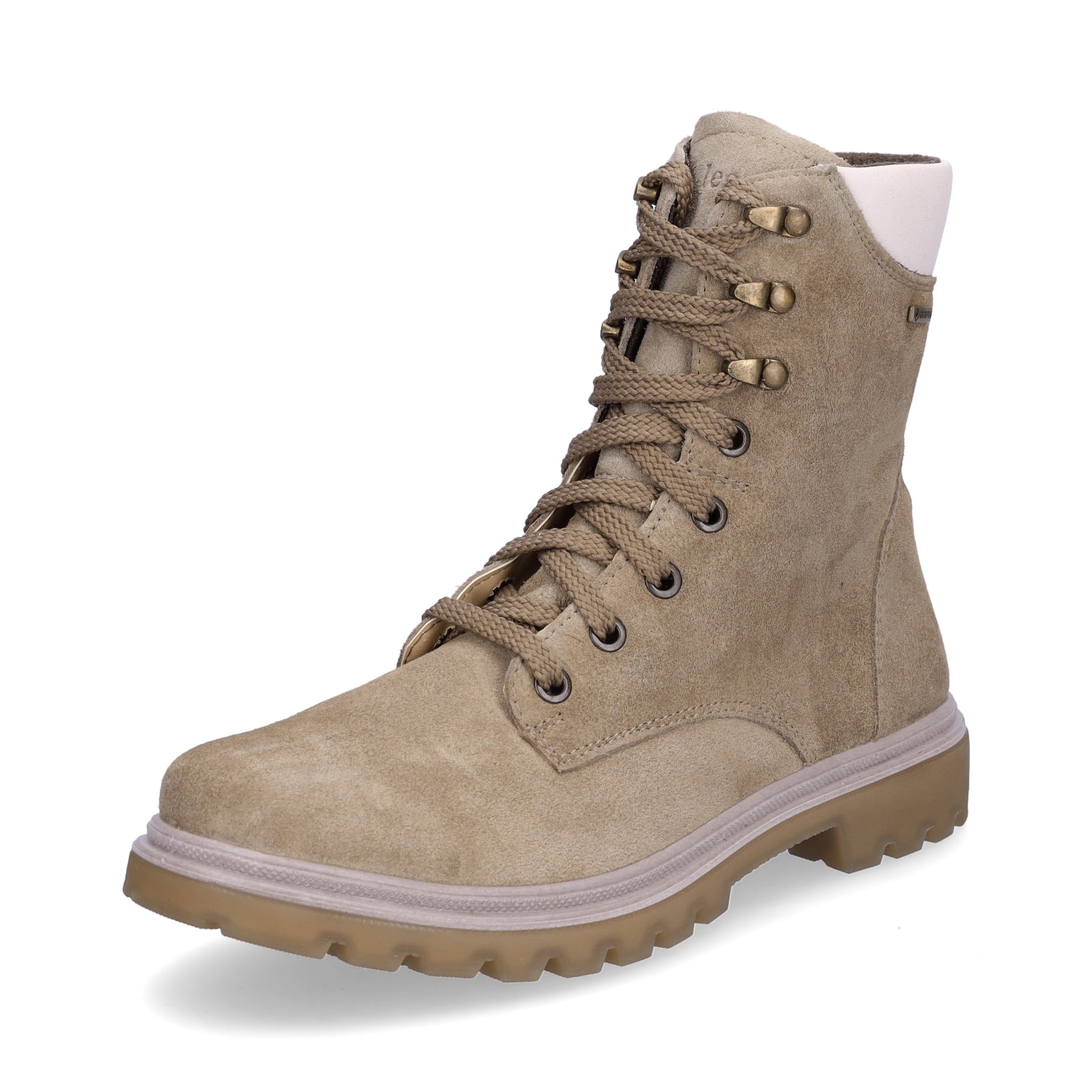 Legero women's lace-up boot Monta beige