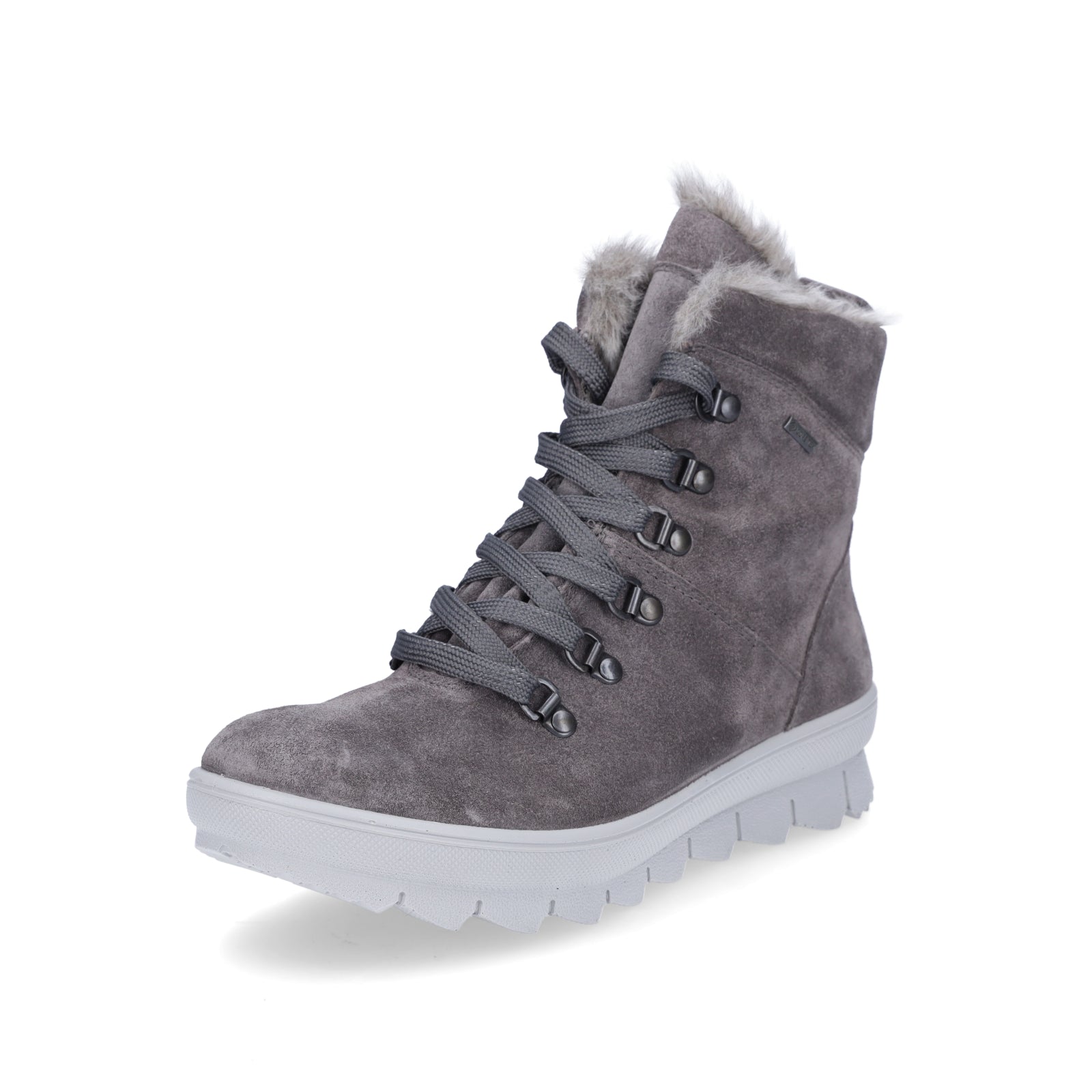 Legero women's lace-up boot grey