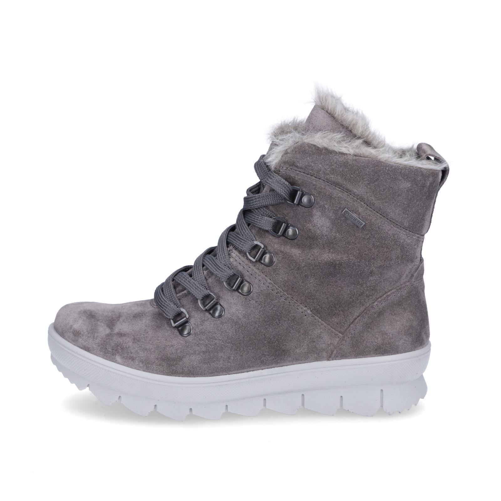 Legero women's lace-up boot grey