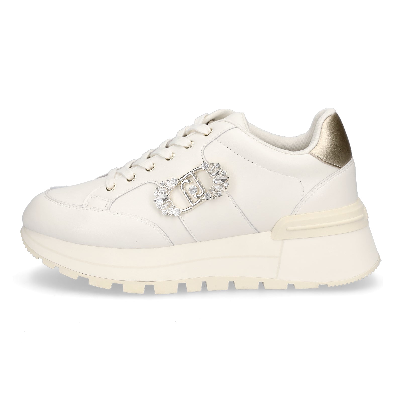 Liu Jo Damen Sneaker Amazing 41 offwhite metallic
