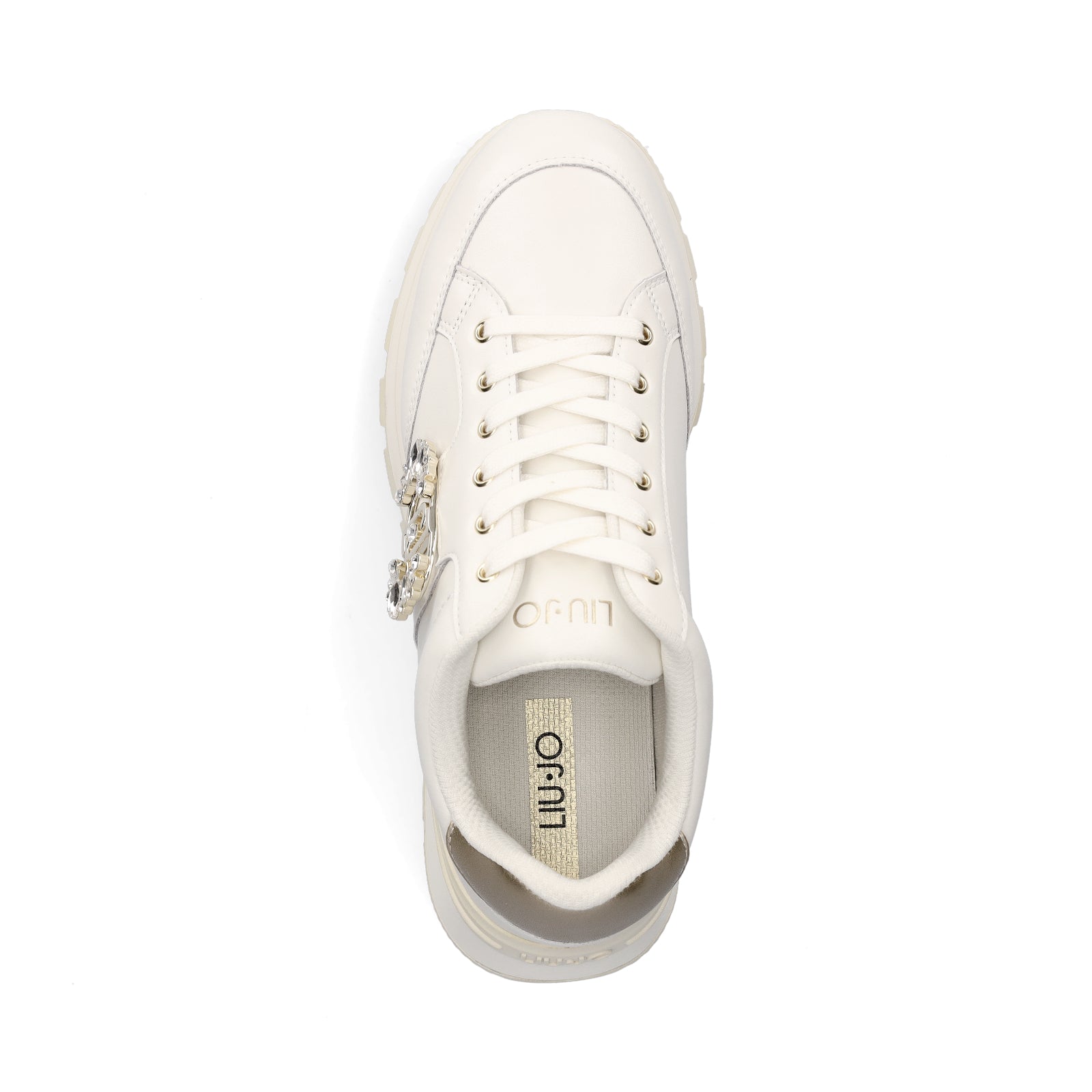 Liu Jo Damen Sneaker Amazing 41 offwhite metallic