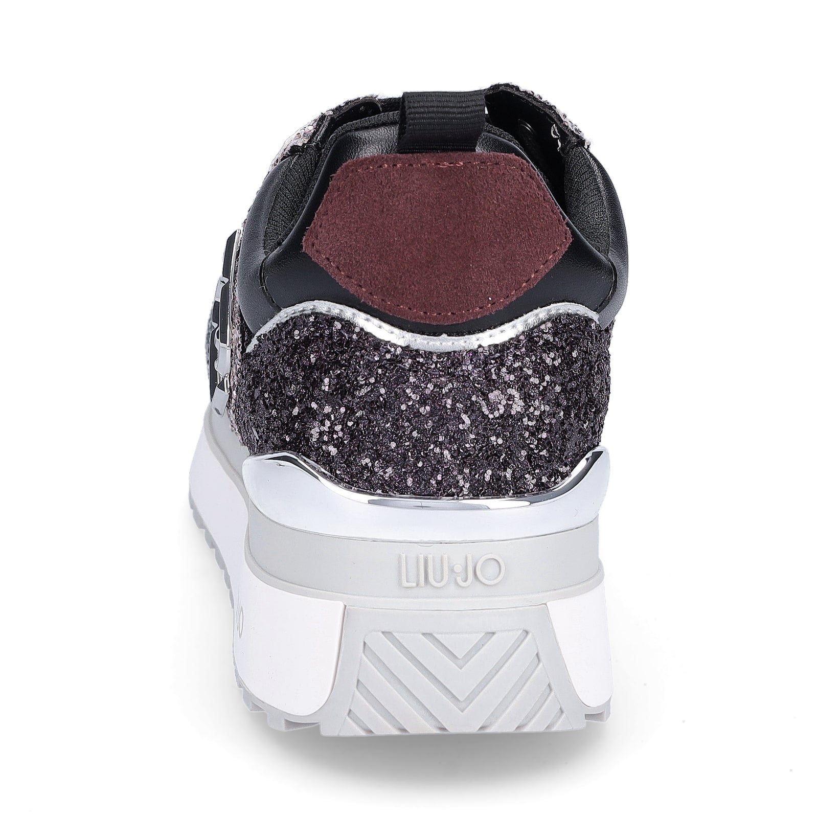 Liu Jo Damen Sneaker Maxi Wonder 01 silber schwarz