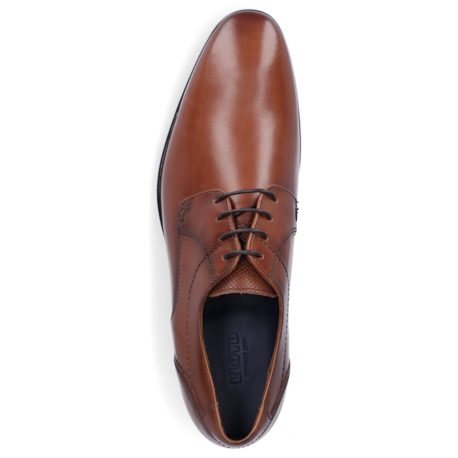 Lloyd men's business lace-up shoe cognac