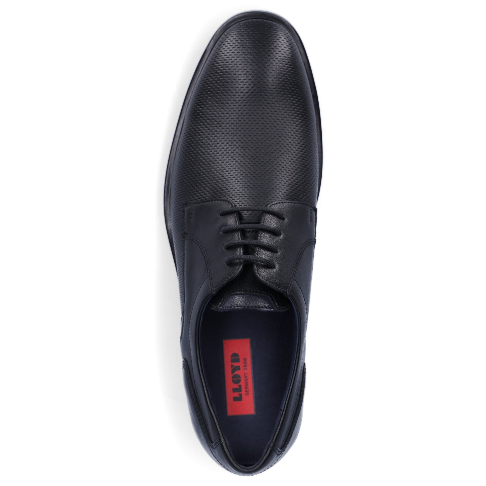 Lloyd men's business lace-up shoe black