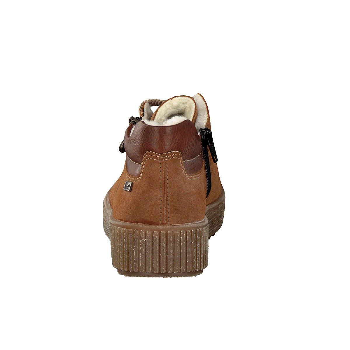 Rieker women's lace-up boot brown