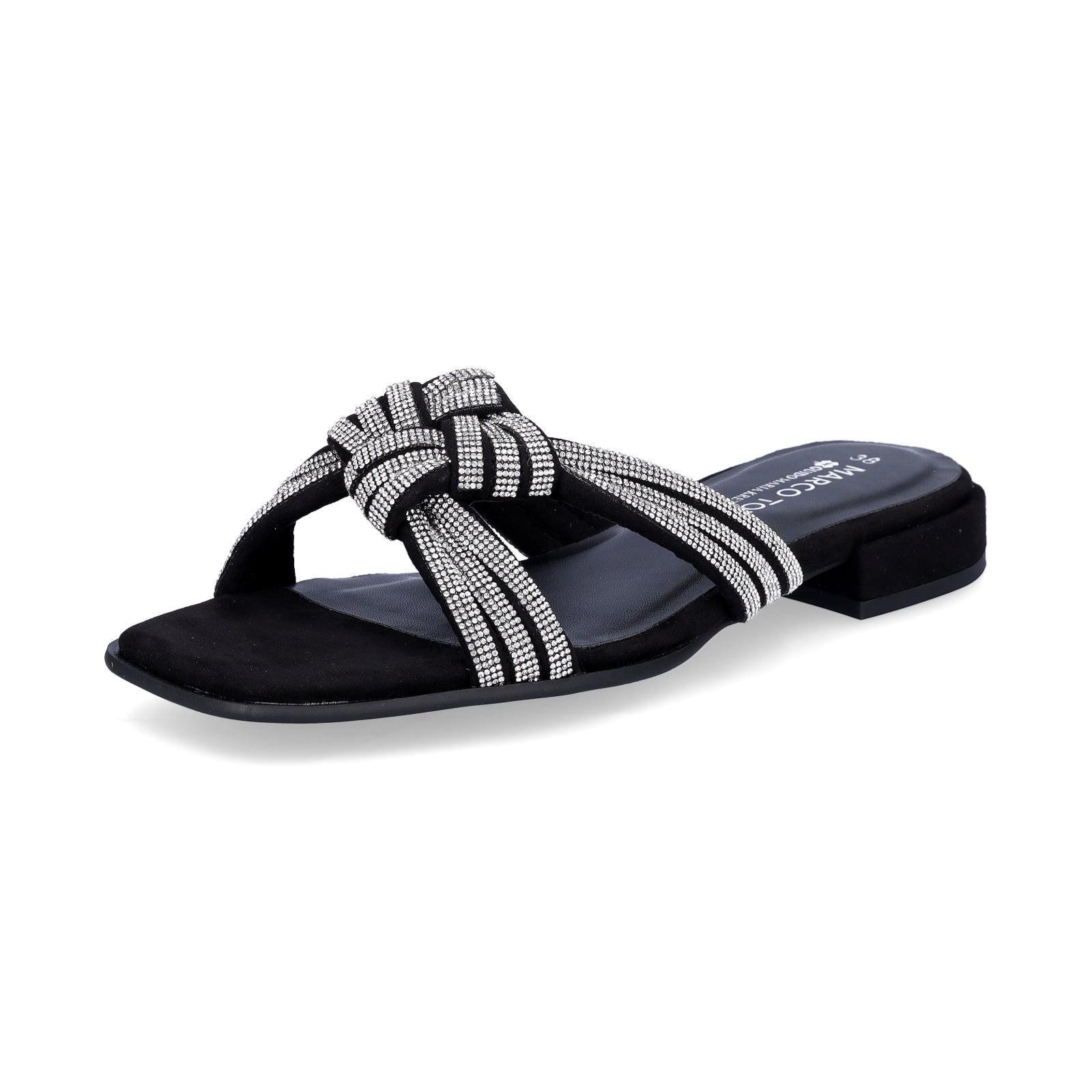 Marco Tozzi by GMK Damen Pantolette schwarz glitzer