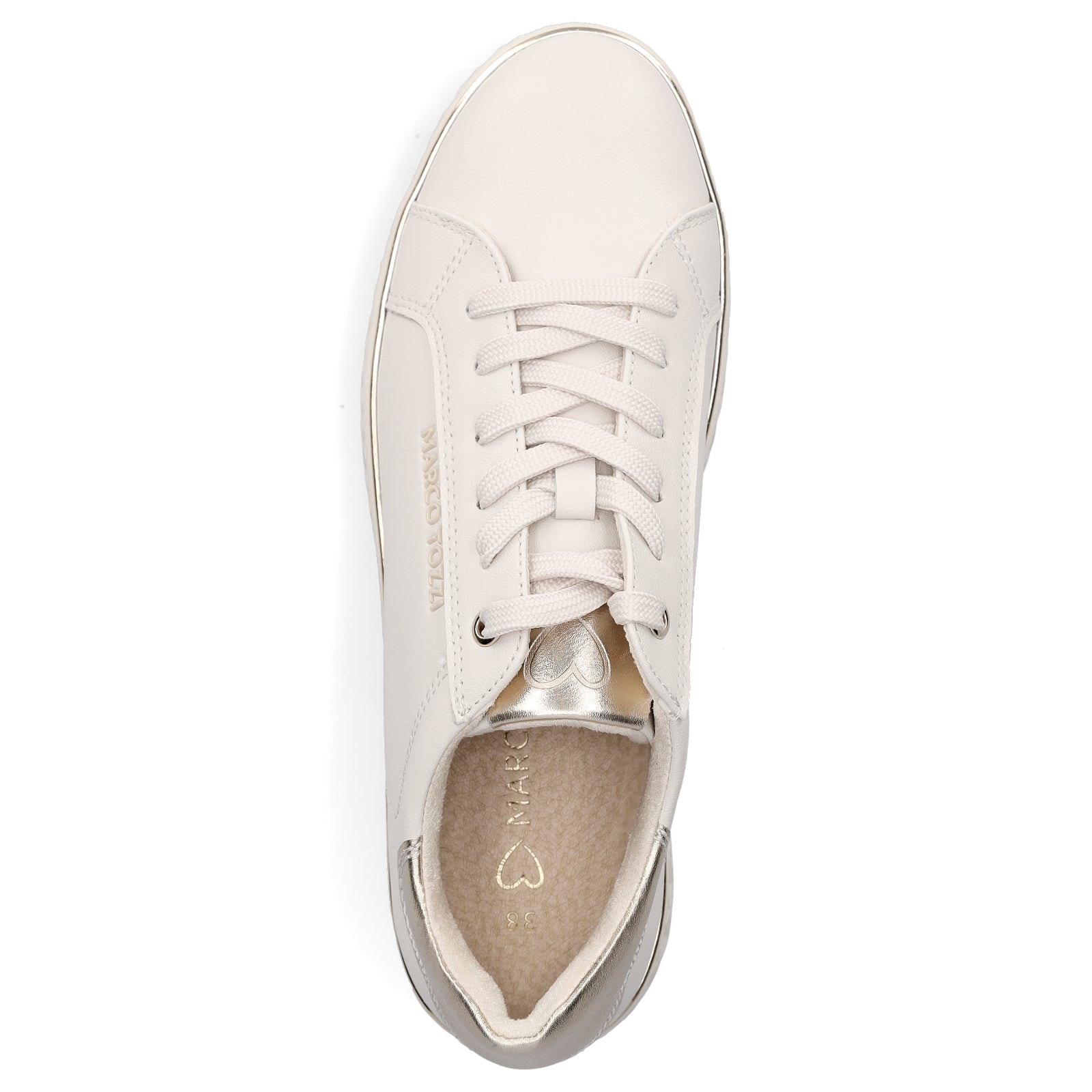 Marco Tozzi women's sneakers cream