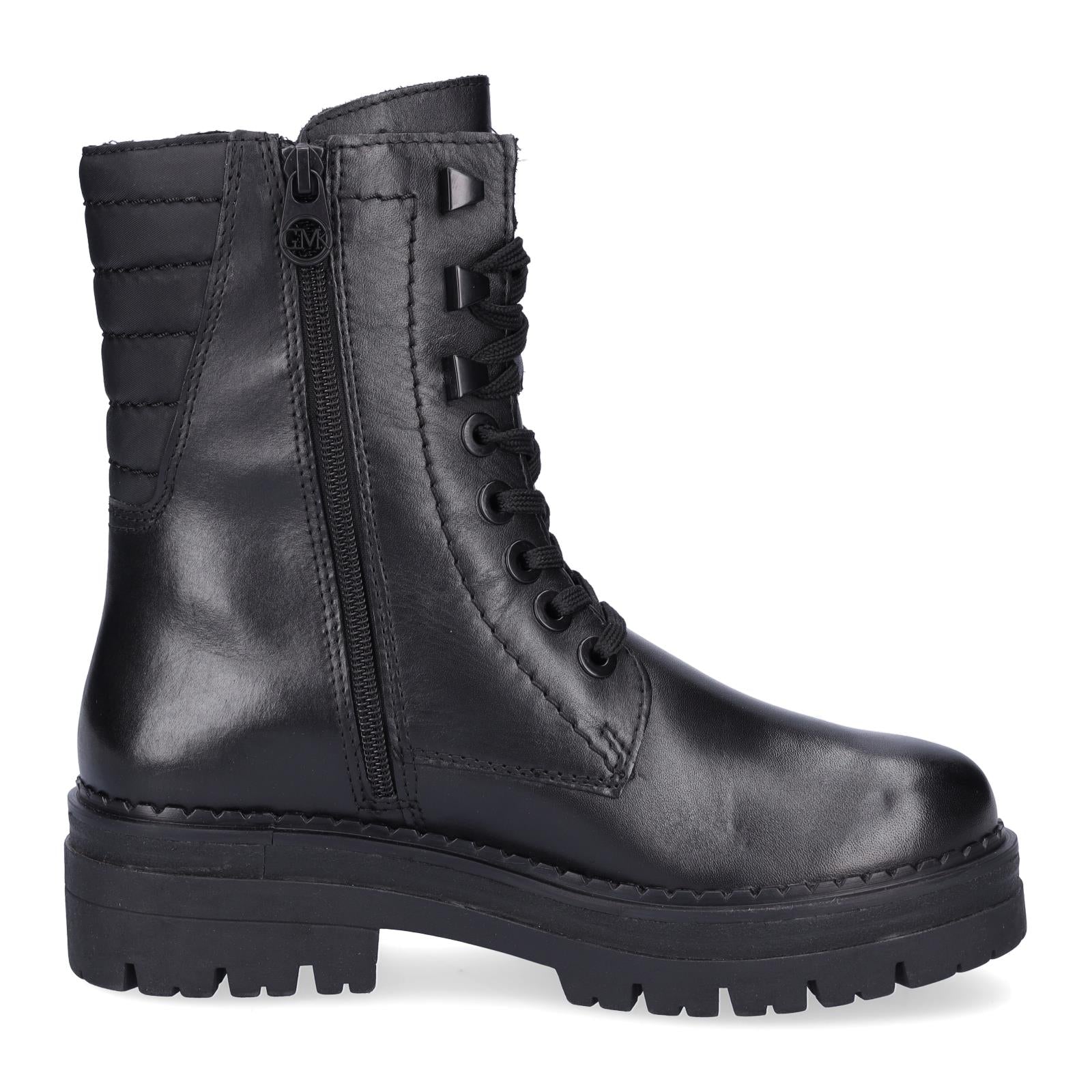 Marco Tozzi by GMK women's lace-up boot black