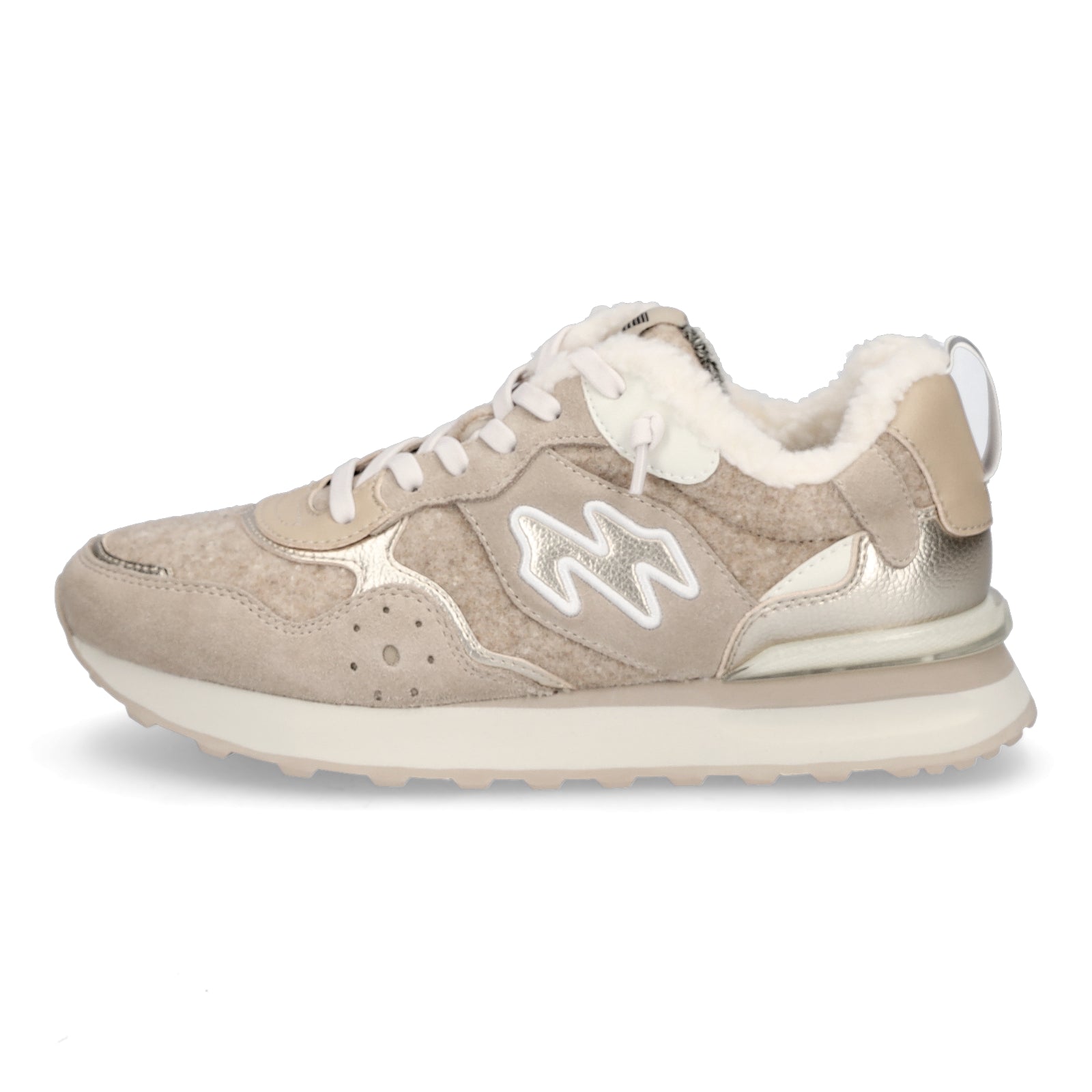 Maripé Damen Sneaker Amsterdam beige gold