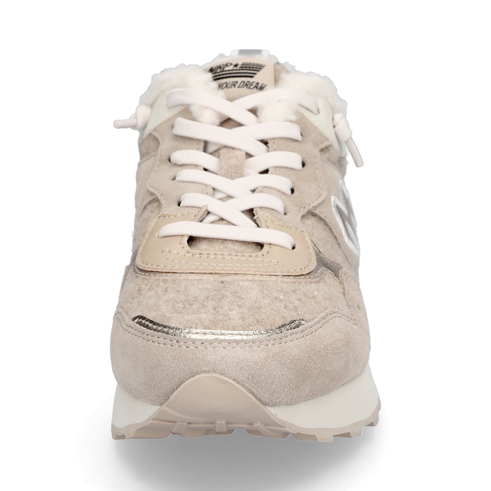 Maripé Damen Sneaker Amsterdam beige gold
