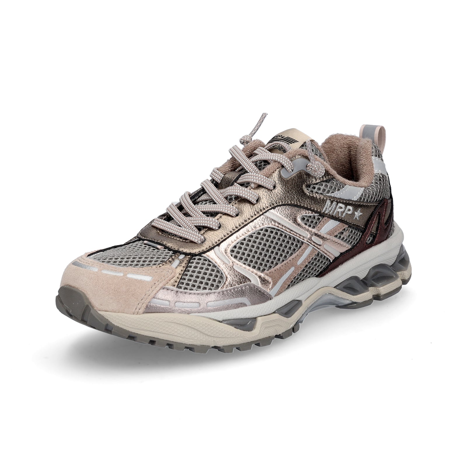 Maripé Damen Sneaker Amsterdam metallic combi