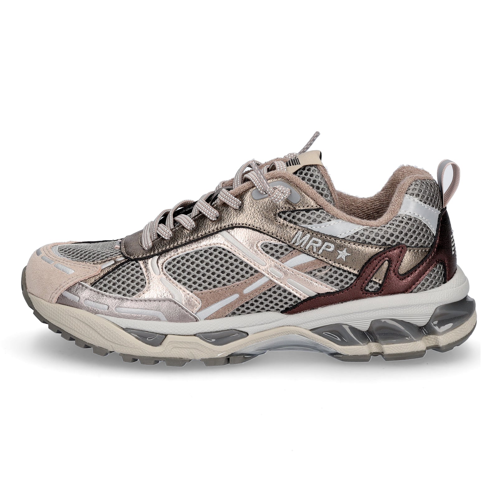 Maripé Damen Sneaker Amsterdam metallic combi