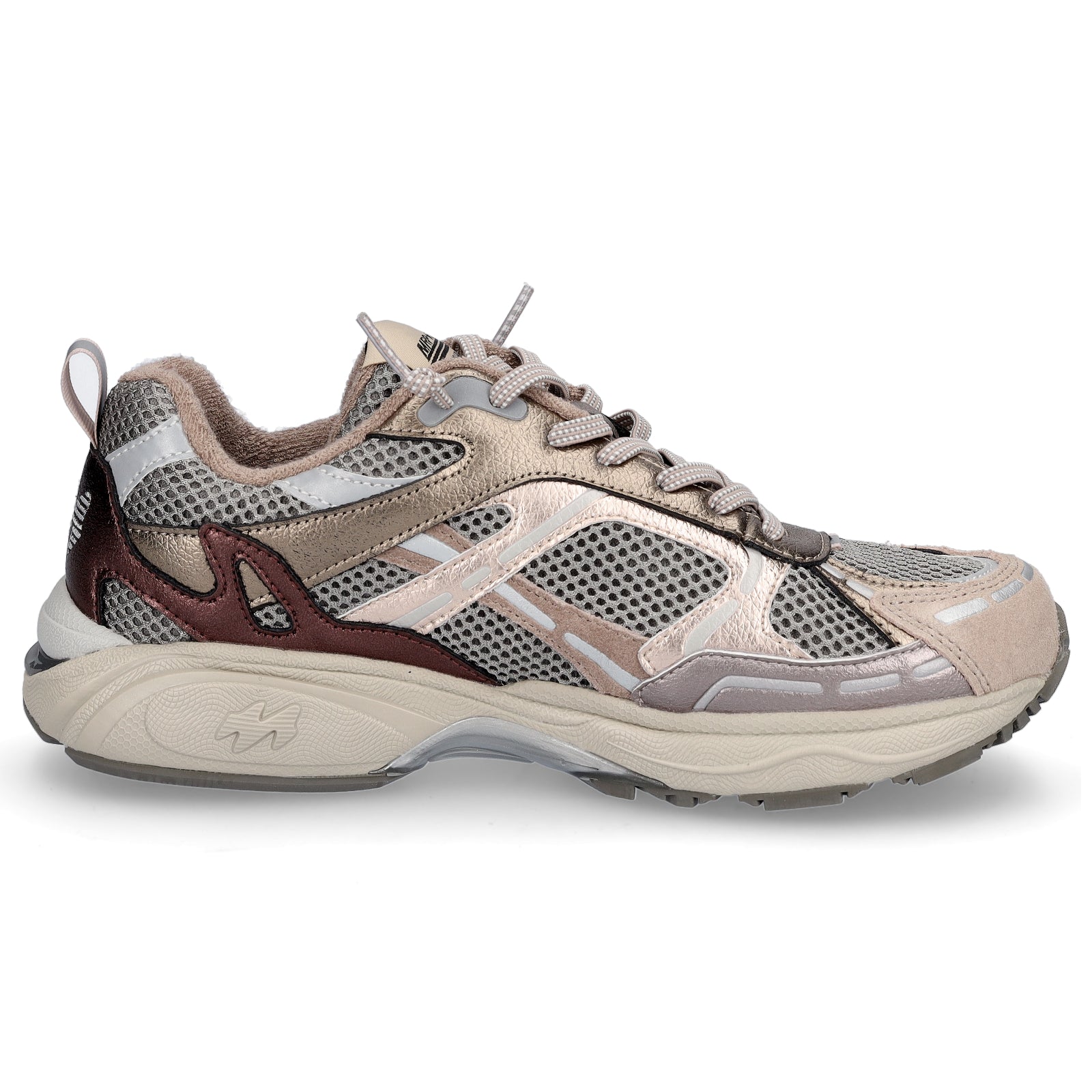 Maripé Damen Sneaker Amsterdam metallic combi