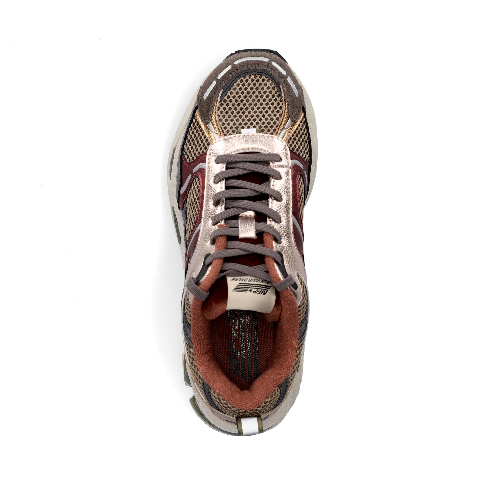 Maripé Damen Sneaker Amsterdam metallic combi