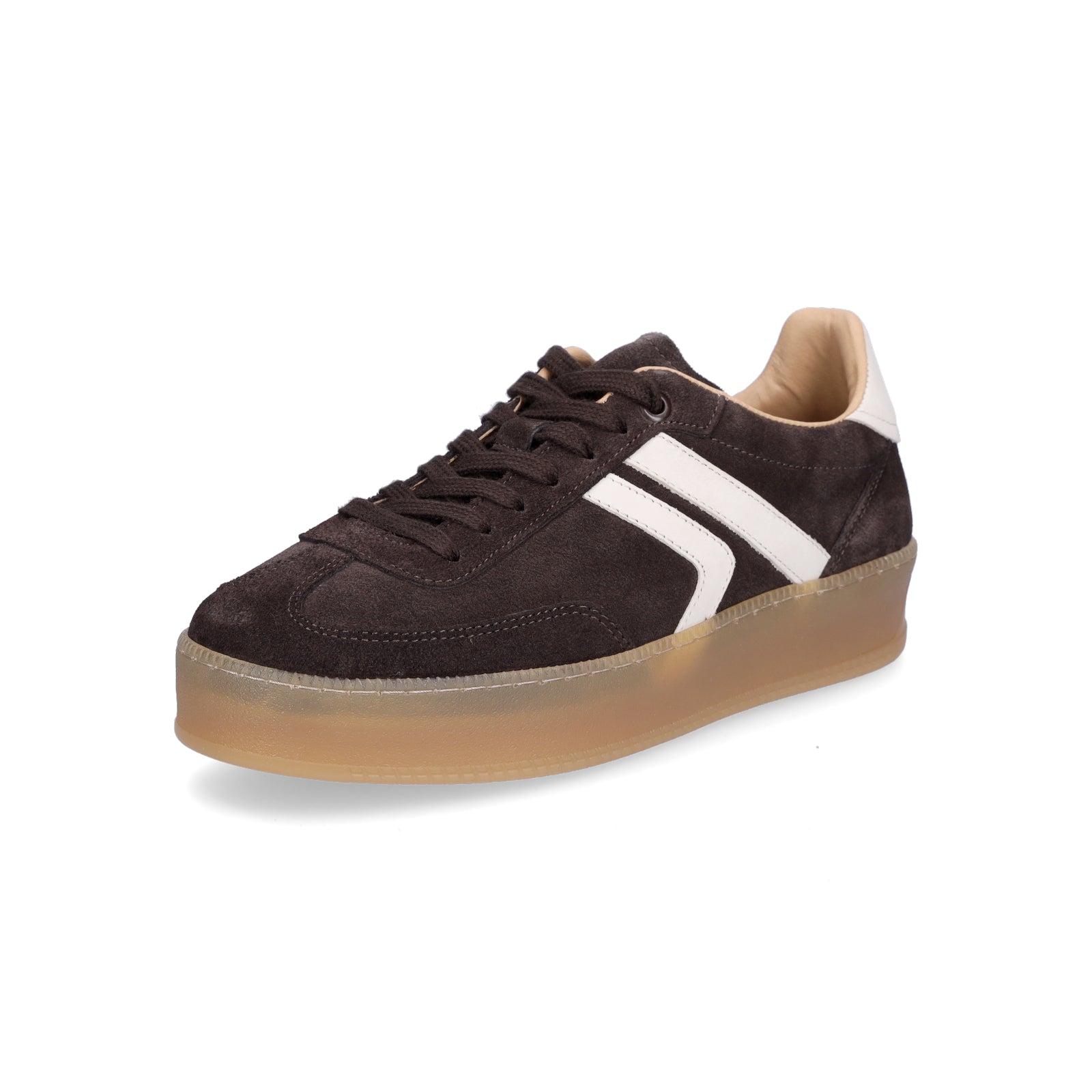 dark brown/cream
