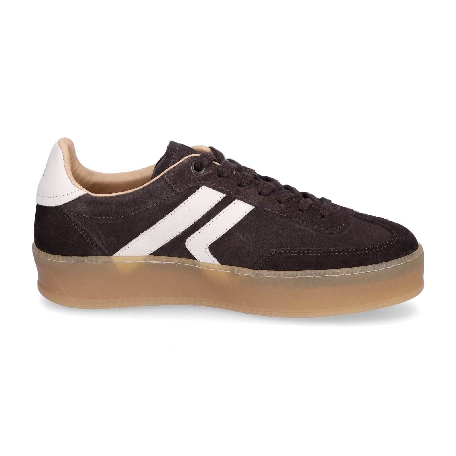 dark brown/cream