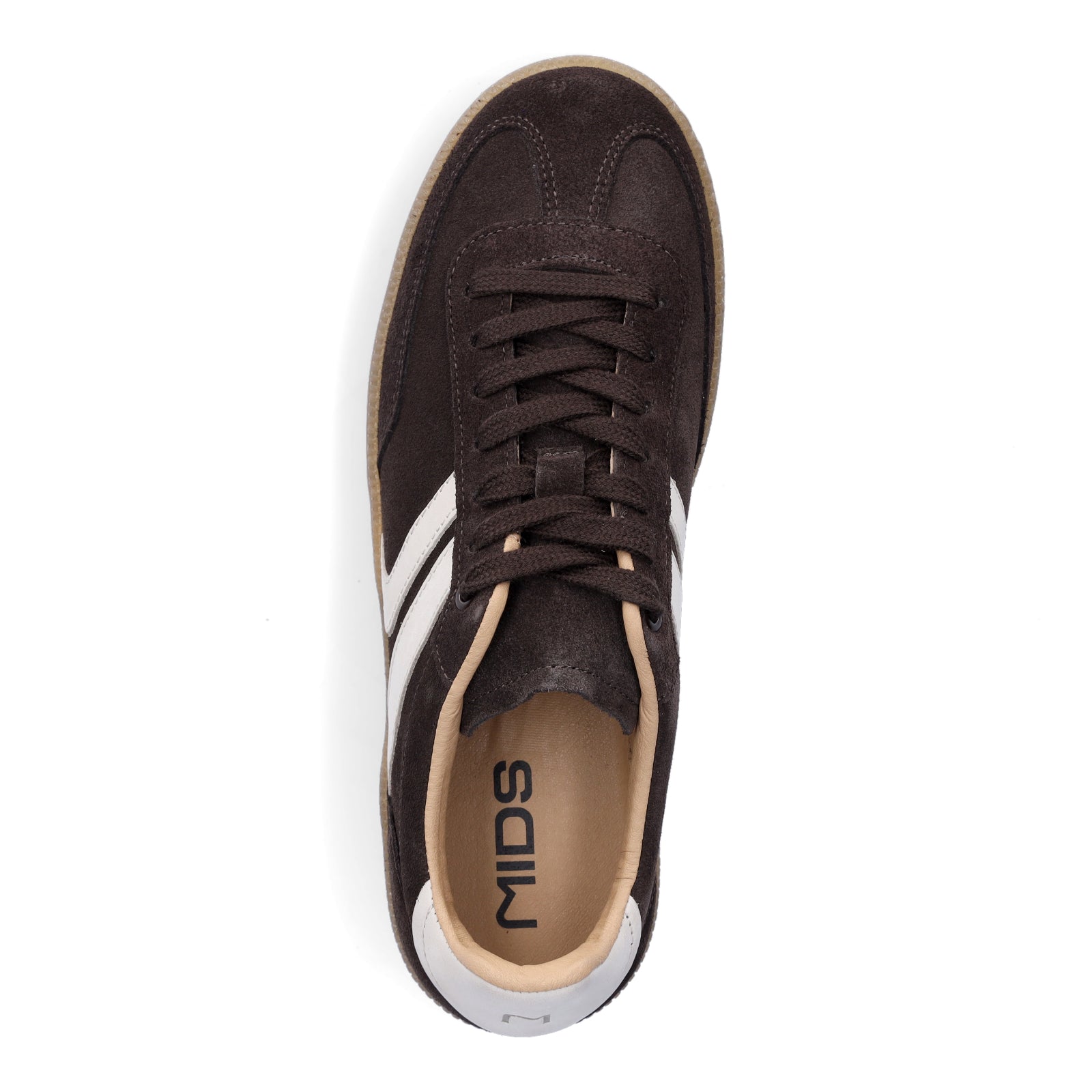 dark brown/cream